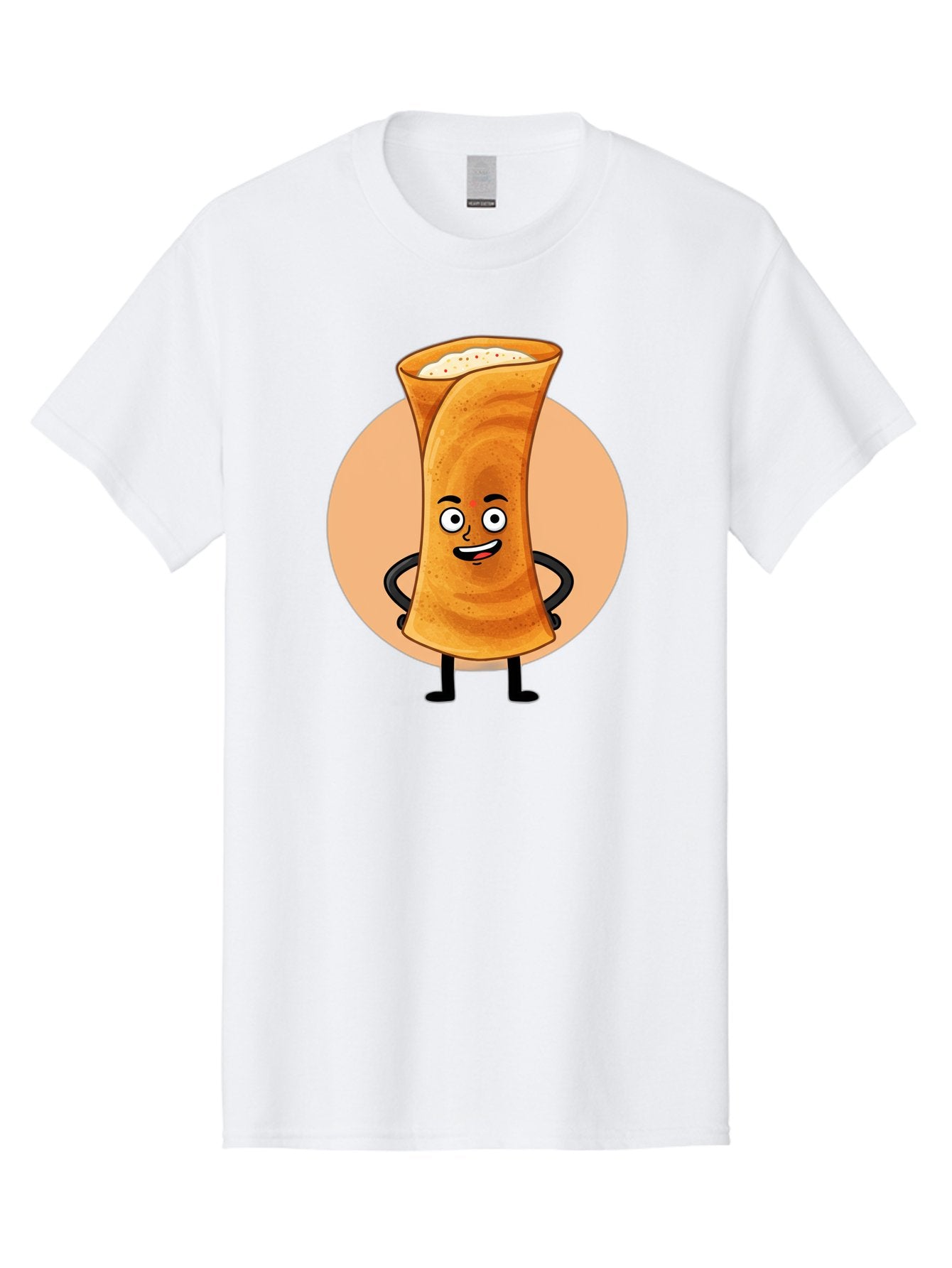 Dabba-Chai Men'S Graphic Tee, 100% Cotton, Comfortable Casual Summer Wear, Machine Washable, Cartoon Cup Of Tea, Dabba Chai, Indian Tea Culture, Anthropomorphic Beverage, Fun Illustration, Masala Chai, Tea Lover, Cute Character Baa437 6