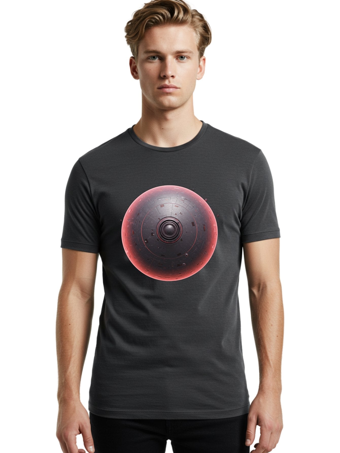 Death-Star Men'S Graphic Tee, 100% Cotton, Comfortable Casual Summer Wear, Machine Washable, Death Star, Star Wars, Space Station, Iconic Design, Futuristic Technology, Spherical Shape, Dark Side, Sci-Fi, Pop Culture Baa442 17