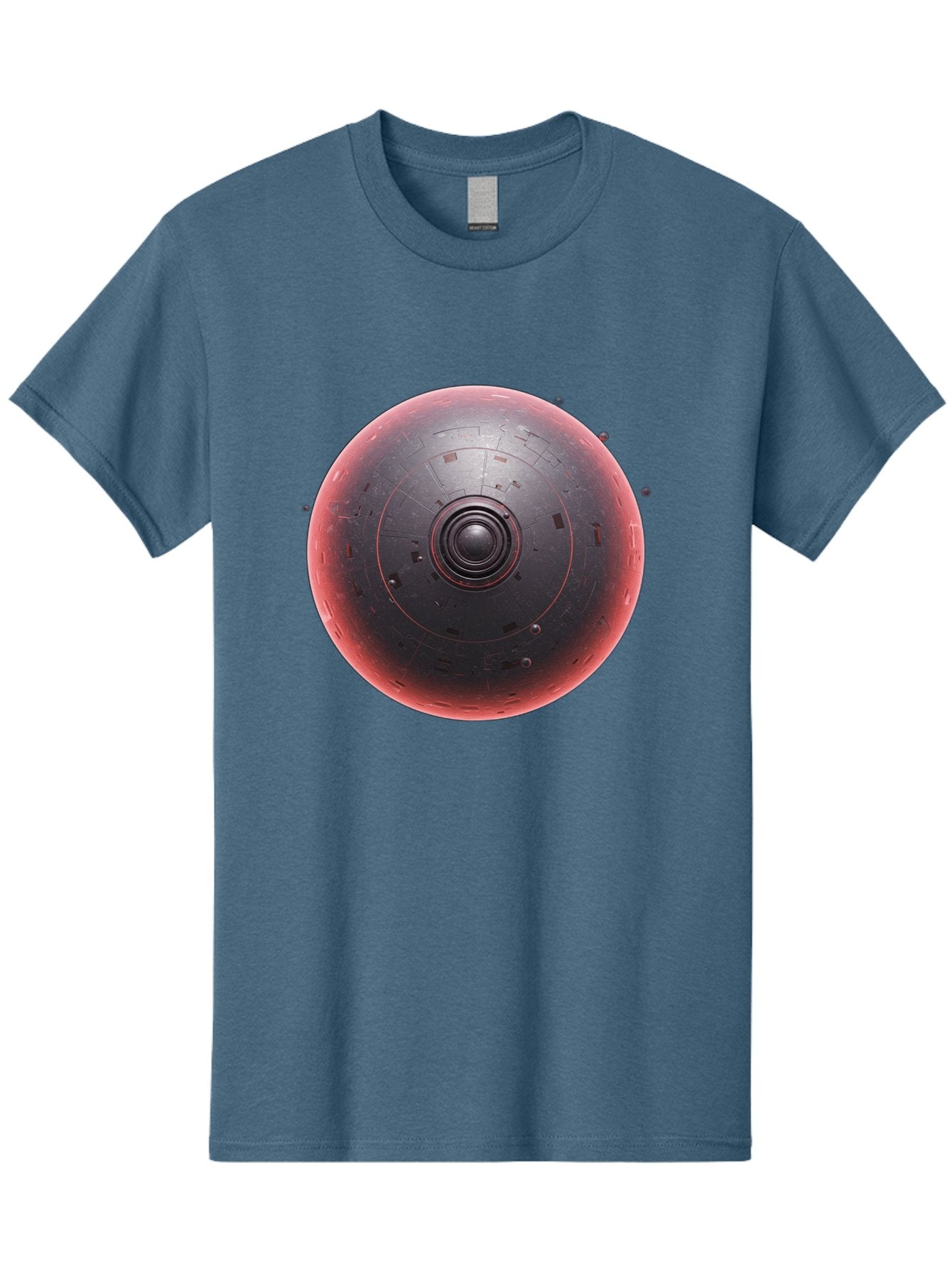 Death-Star Men'S Graphic Tee, 100% Cotton, Comfortable Casual Summer Wear, Machine Washable, Death Star, Star Wars, Space Station, Iconic Design, Futuristic Technology, Spherical Shape, Dark Side, Sci-Fi, Pop Culture Baa442
