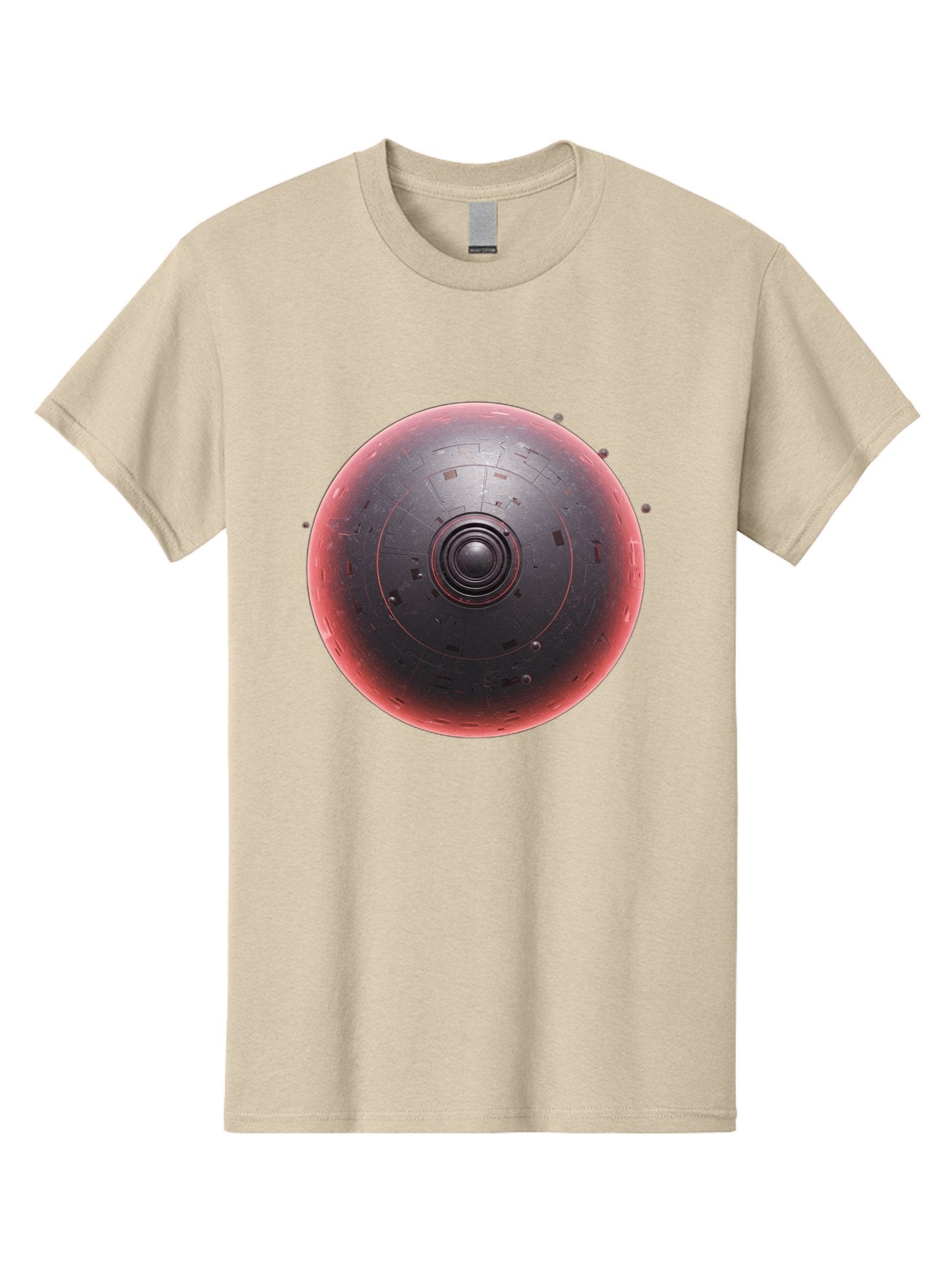 Death-Star Men'S Graphic Tee, 100% Cotton, Comfortable Casual Summer Wear, Machine Washable, Death Star, Star Wars, Space Station, Iconic Design, Futuristic Technology, Spherical Shape, Dark Side, Sci-Fi, Pop Culture Baa442