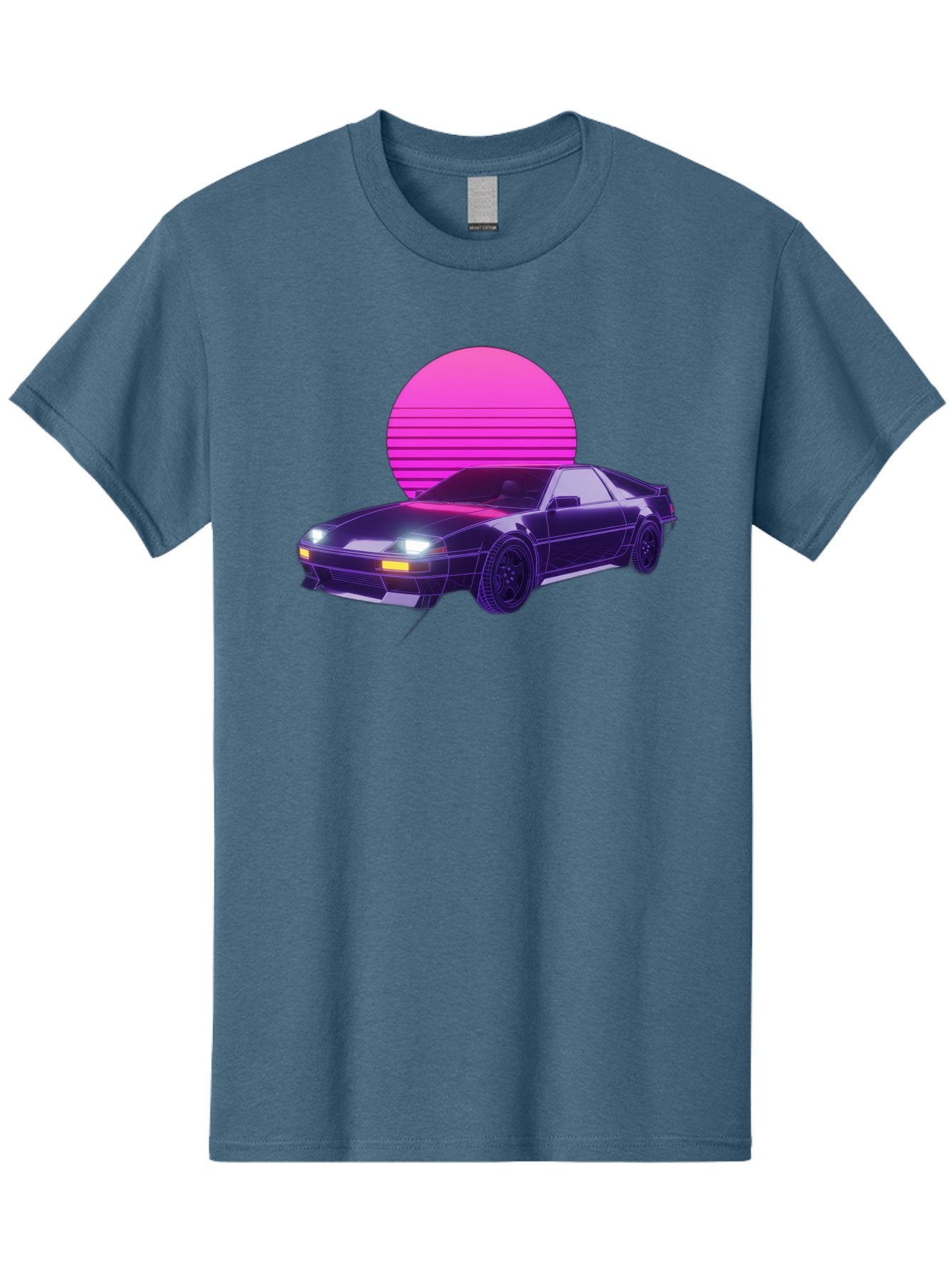 Delorean Men'S Graphic Tee, 100% Cotton, Comfortable Casual Summer Wear, Machine Washable, Delorean Dmc-12 Car, Retro Futuristic Design, Neon Lights, Synthwave Style, Vaporwave Aesthetic, Futuristic Vehicle, Sports Car Baa445 14