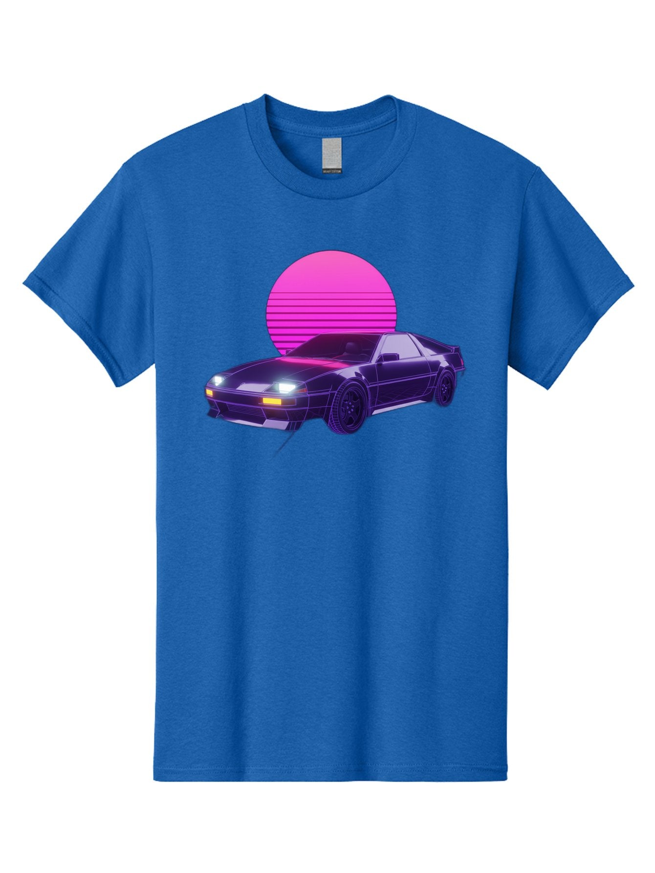 Delorean Men'S Graphic Tee, 100% Cotton, Comfortable Casual Summer Wear, Machine Washable, Delorean Dmc-12 Car, Retro Futuristic Design, Neon Lights, Synthwave Style, Vaporwave Aesthetic, Futuristic Vehicle, Sports Car Baa445 6