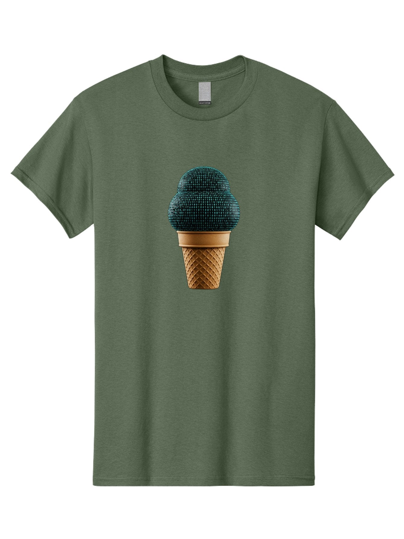 Disco-Ball-Ice-Cream Men'S Graphic Tee, 100% Cotton, Comfortable Casual Summer Wear, Machine Washable, Disco Ball Ice Cream, Luxury Ice Cream, Glamorous Dessert, Unique Ice Cream, Ice Cream Cone, Waffle Cone, Disco-Themed Treat, Baa451 3