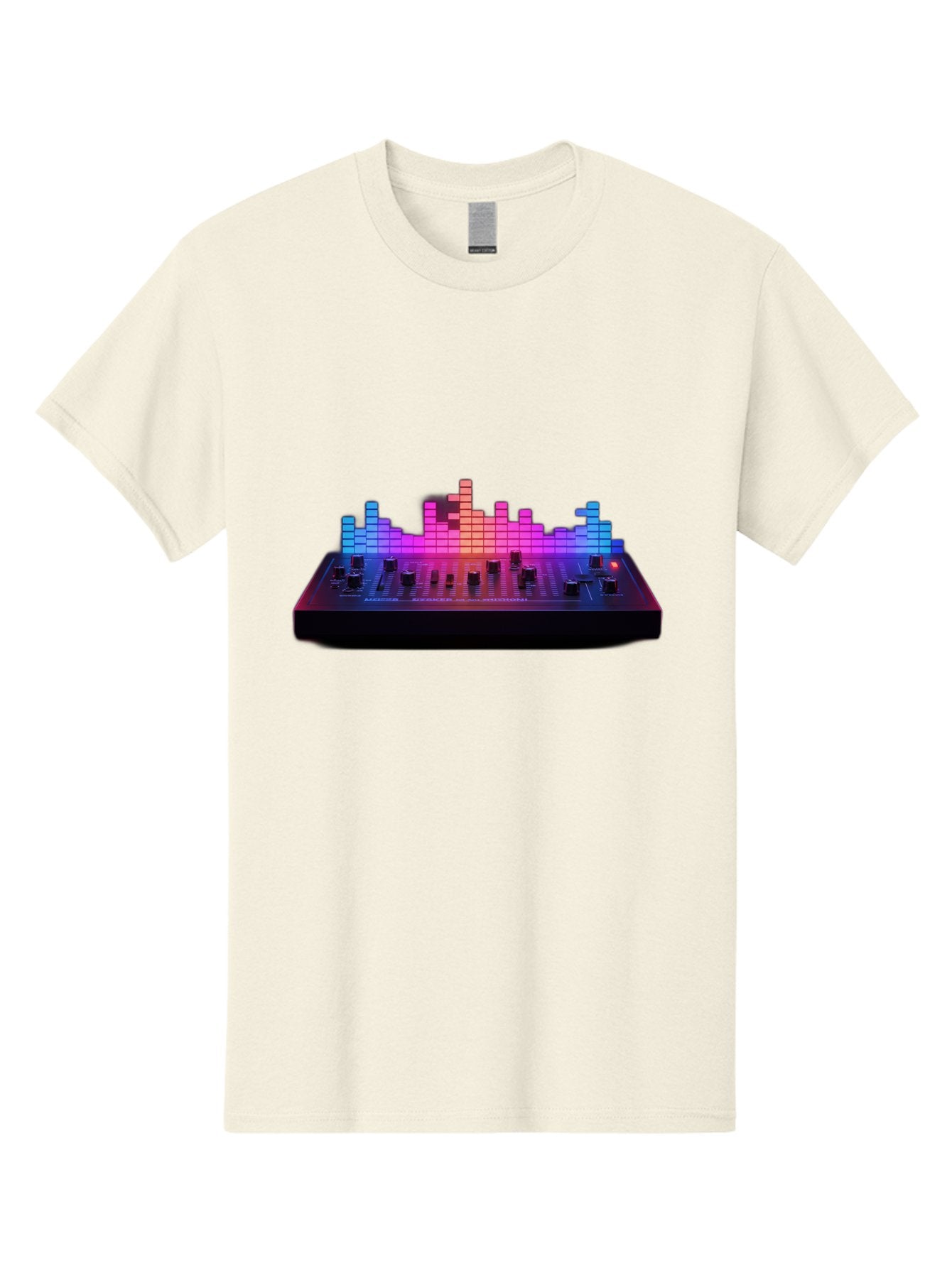 Dj-Controller Men'S Graphic Tee, 100% Cotton, Comfortable Casual Summer Wear, Machine Washable, Dj Equipment, Music Production, Sound Mixer, Audio Technology, Electronic Dance Music, Beat Matching, Dj Software, Music Creation, Sound Waves Baa453 9