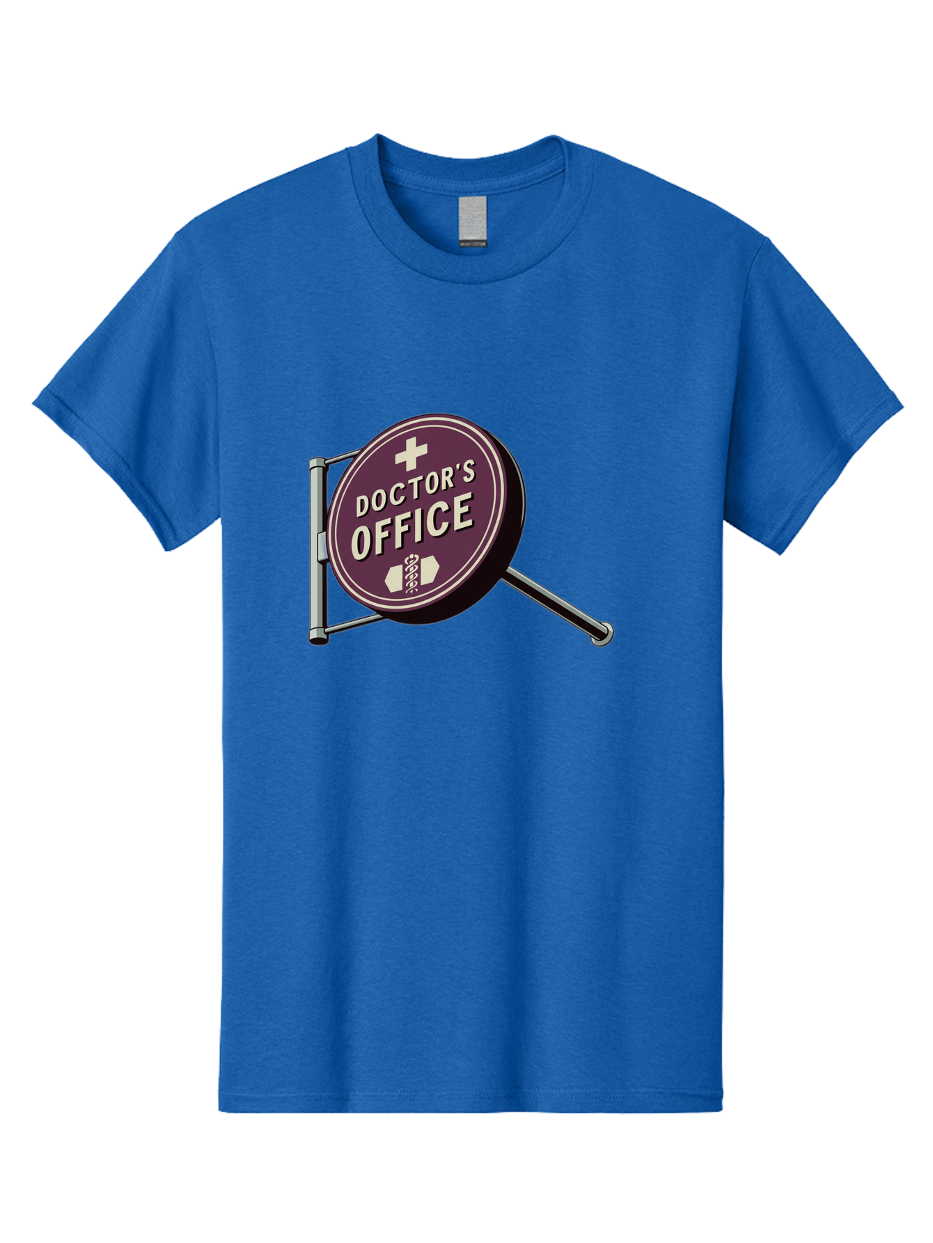 Doctor-S-Office-1 Men'S Graphic Tee, 100% Cotton, Comfortable Casual Summer Wear, Machine Washable, Doctor'S Office Sign, Medical Symbol, Healthcare Logo, Red Circle, White Cross, Snake Wrapped Around Staff, Medical Icons, Vintage Style Baa476 19