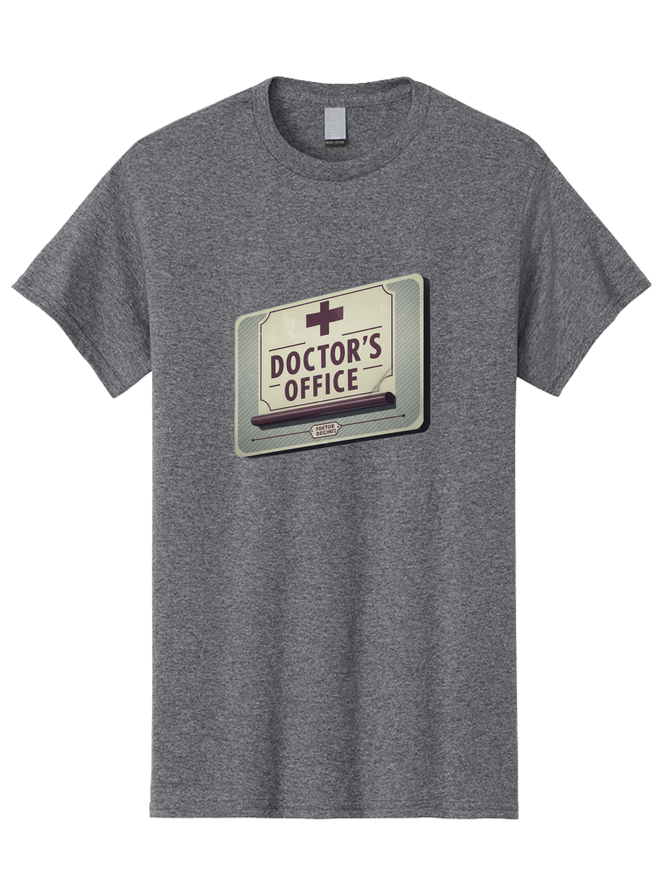 Doctor-S-Office-3 Men'S Graphic Tee, 100% Cotton, Comfortable Casual Summer Wear, Machine Washable, Doctor'S Office Sign, Medical Symbol, Medical Cross, Vintage Sign, Retro Style, Medical Signage, Healthcare Icon, Doctor'S Office, Tatort Deko Baa478 3