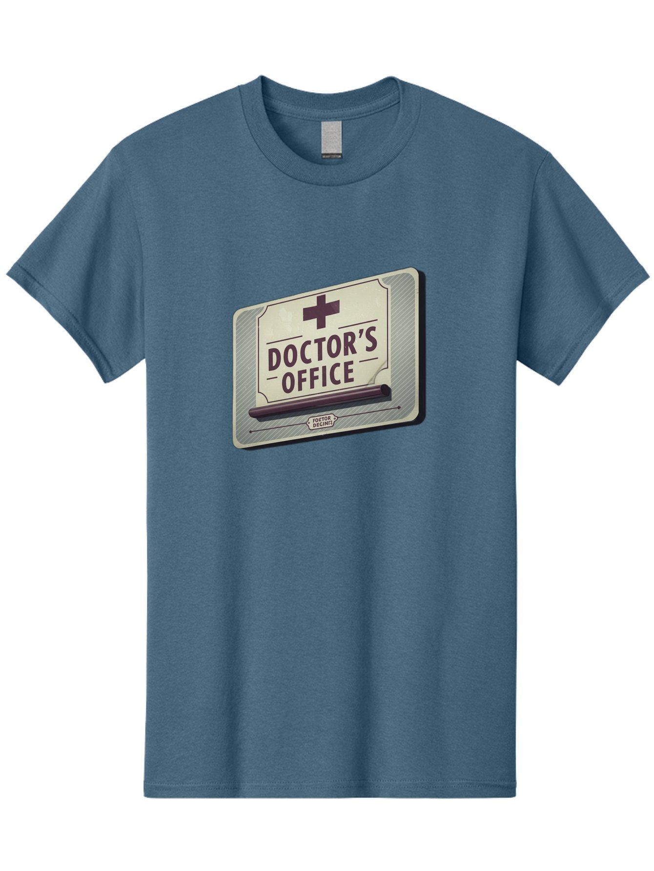 Doctor-S-Office-3 Men'S Graphic Tee, 100% Cotton, Comfortable Casual Summer Wear, Machine Washable, Doctor'S Office Sign, Medical Symbol, Medical Cross, Vintage Sign, Retro Style, Medical Signage, Healthcare Icon, Doctor'S Office, Tatort Deko Baa478 15