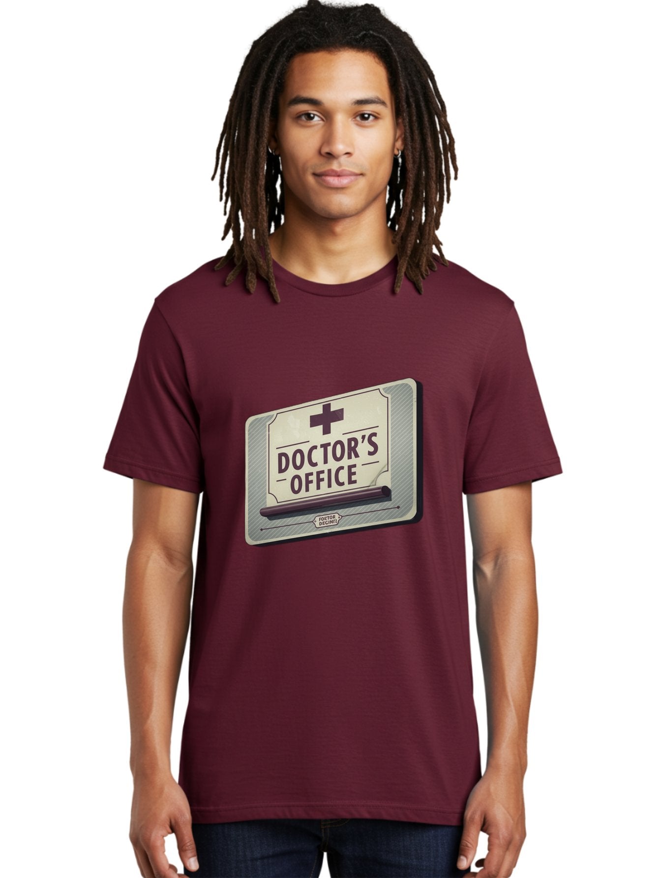 Doctor-S-Office-3 Men'S Graphic Tee, 100% Cotton, Comfortable Casual Summer Wear, Machine Washable, Doctor'S Office Sign, Medical Symbol, Medical Cross, Vintage Sign, Retro Style, Medical Signage, Healthcare Icon, Doctor'S Office, Tatort Deko Baa478 21