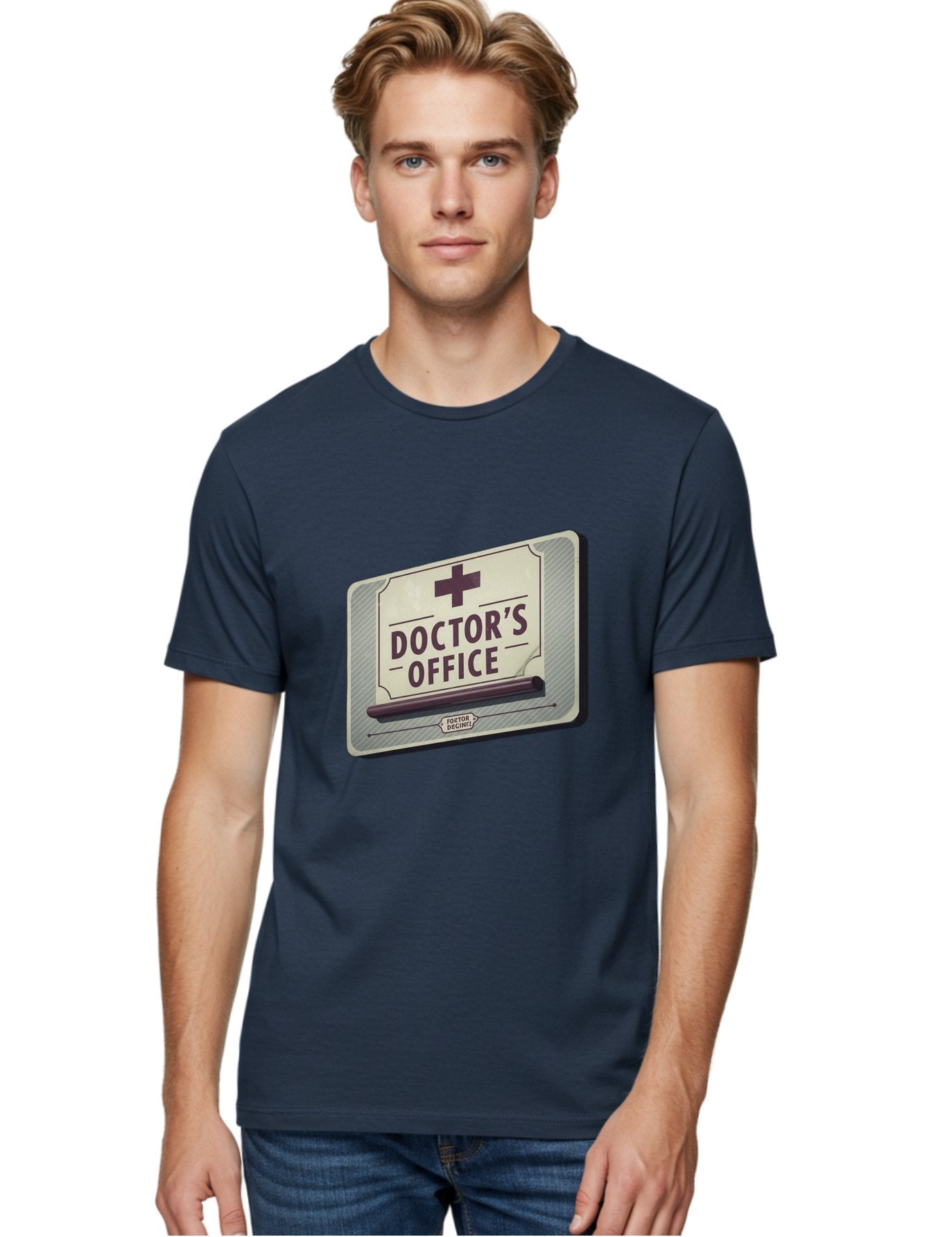 Doctor-S-Office-3 Men'S Graphic Tee, 100% Cotton, Comfortable Casual Summer Wear, Machine Washable, Doctor'S Office Sign, Medical Symbol, Medical Cross, Vintage Sign, Retro Style, Medical Signage, Healthcare Icon, Doctor'S Office, Tatort Deko Baa478 17