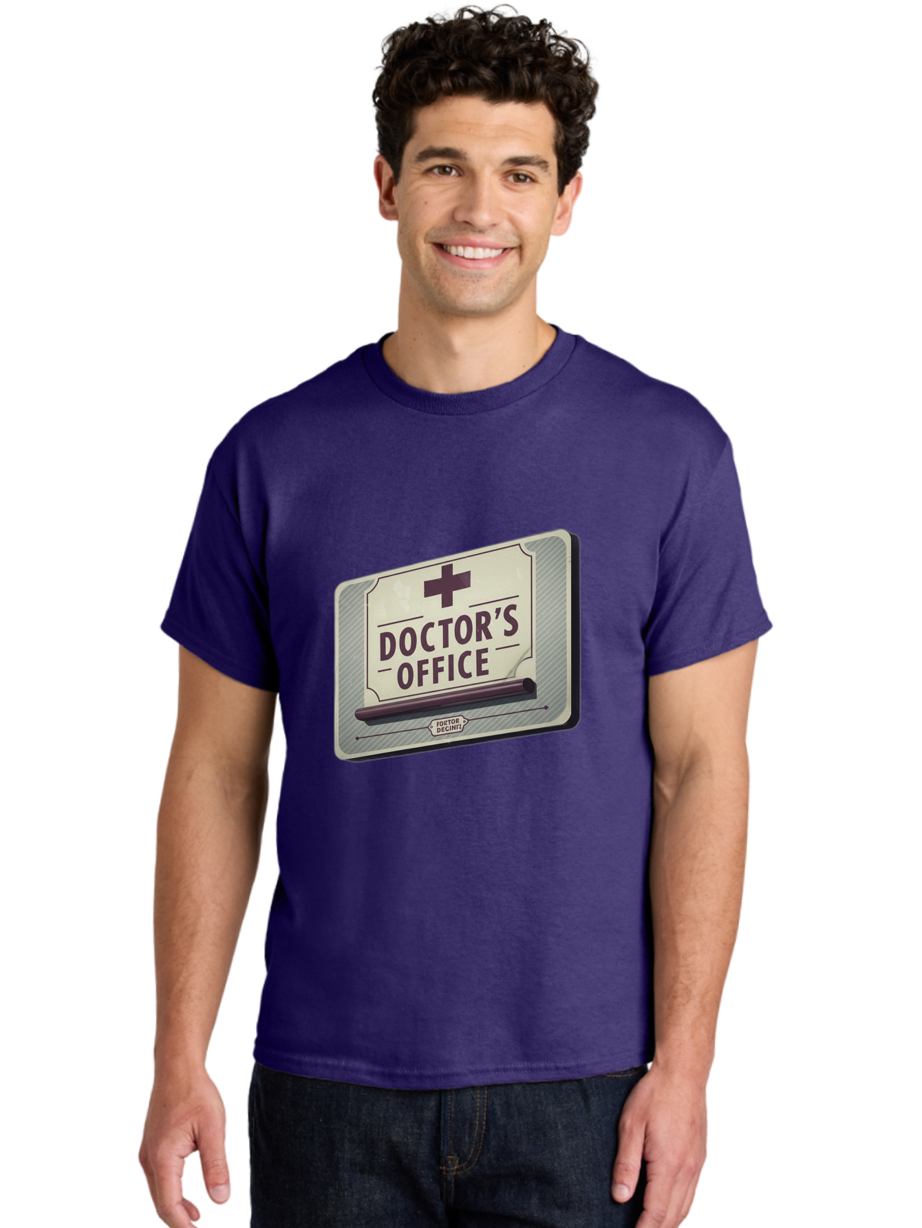 Doctor-S-Office-3 Men'S Graphic Tee, 100% Cotton, Comfortable Casual Summer Wear, Machine Washable, Doctor'S Office Sign, Medical Symbol, Medical Cross, Vintage Sign, Retro Style, Medical Signage, Healthcare Icon, Doctor'S Office, Tatort Deko Baa478 6