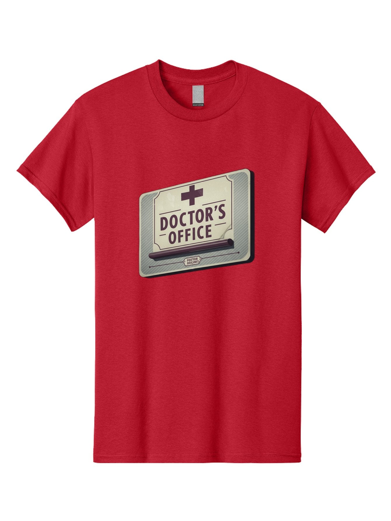 Doctor-S-Office-3 Men'S Graphic Tee, 100% Cotton, Comfortable Casual Summer Wear, Machine Washable, Doctor'S Office Sign, Medical Symbol, Medical Cross, Vintage Sign, Retro Style, Medical Signage, Healthcare Icon, Doctor'S Office, Tatort Deko Baa478 6