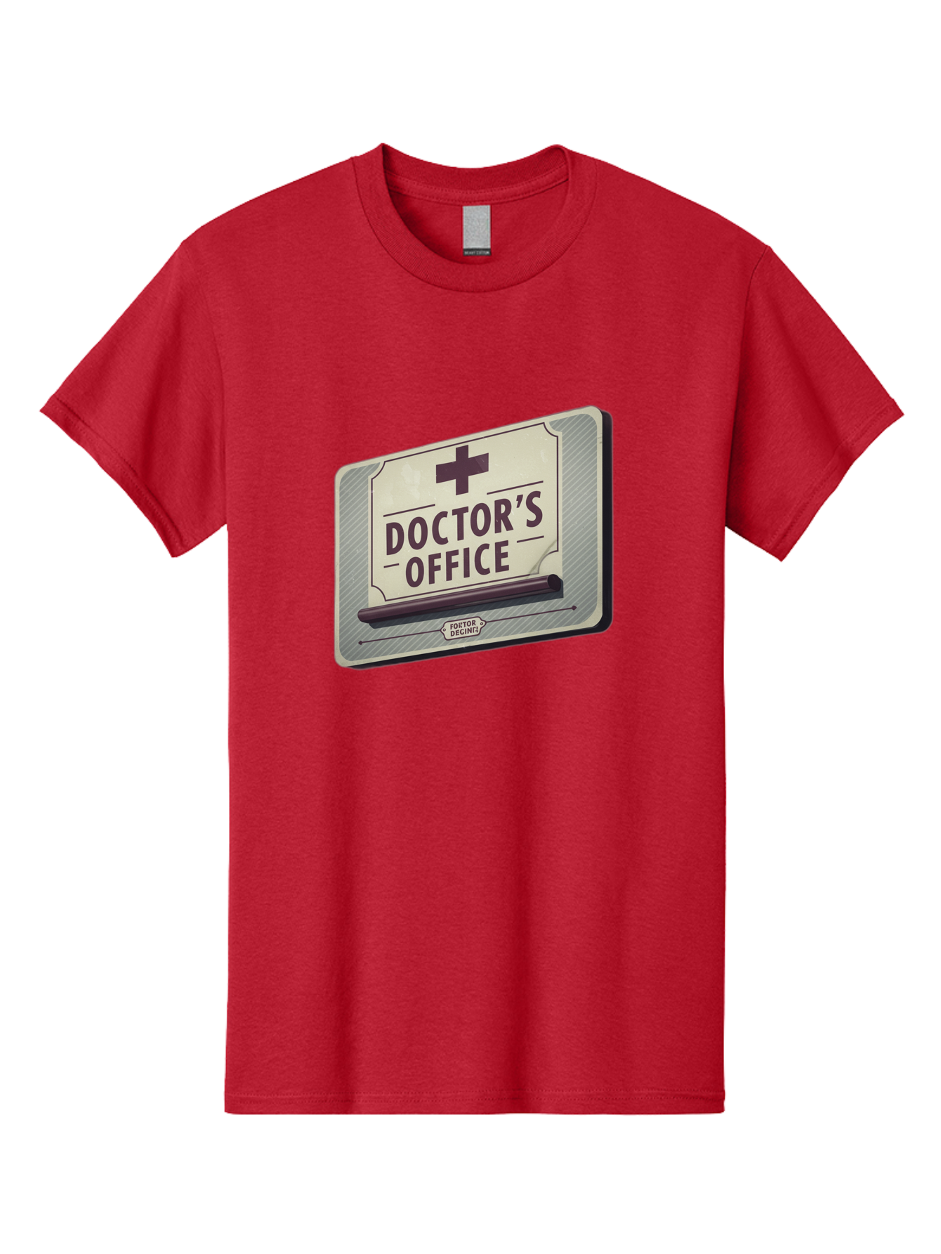 Doctor-S-Office-3 Men'S Graphic Tee, 100% Cotton, Comfortable Casual Summer Wear, Machine Washable, Doctor'S Office Sign, Medical Symbol, Medical Cross, Vintage Sign, Retro Style, Medical Signage, Healthcare Icon, Doctor'S Office, Tatort Deko Baa478 13