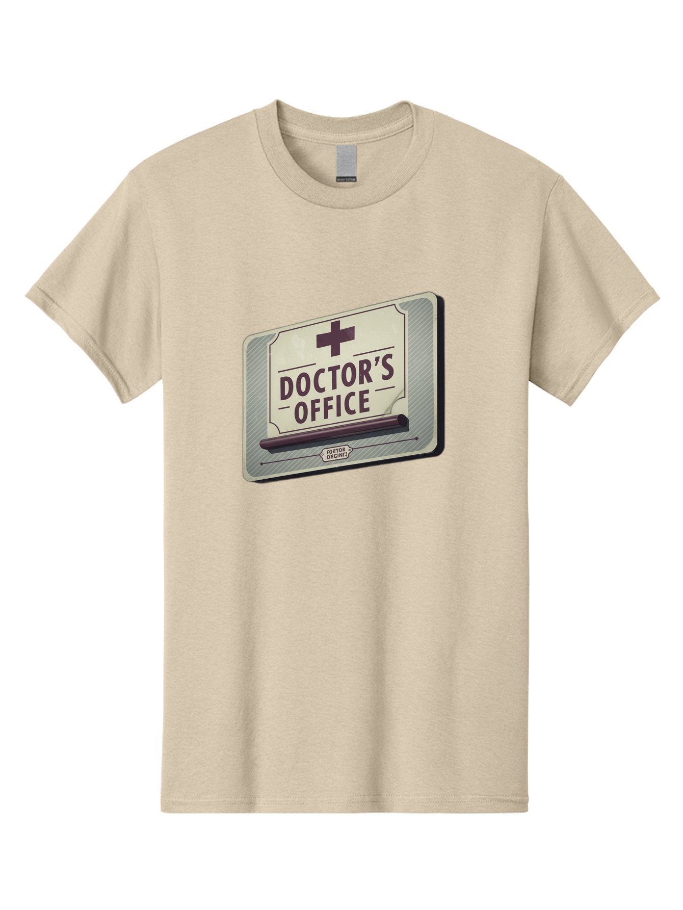Doctor-S-Office-3 Men'S Graphic Tee, 100% Cotton, Comfortable Casual Summer Wear, Machine Washable, Doctor'S Office Sign, Medical Symbol, Medical Cross, Vintage Sign, Retro Style, Medical Signage, Healthcare Icon, Doctor'S Office, Tatort Deko Baa478 3