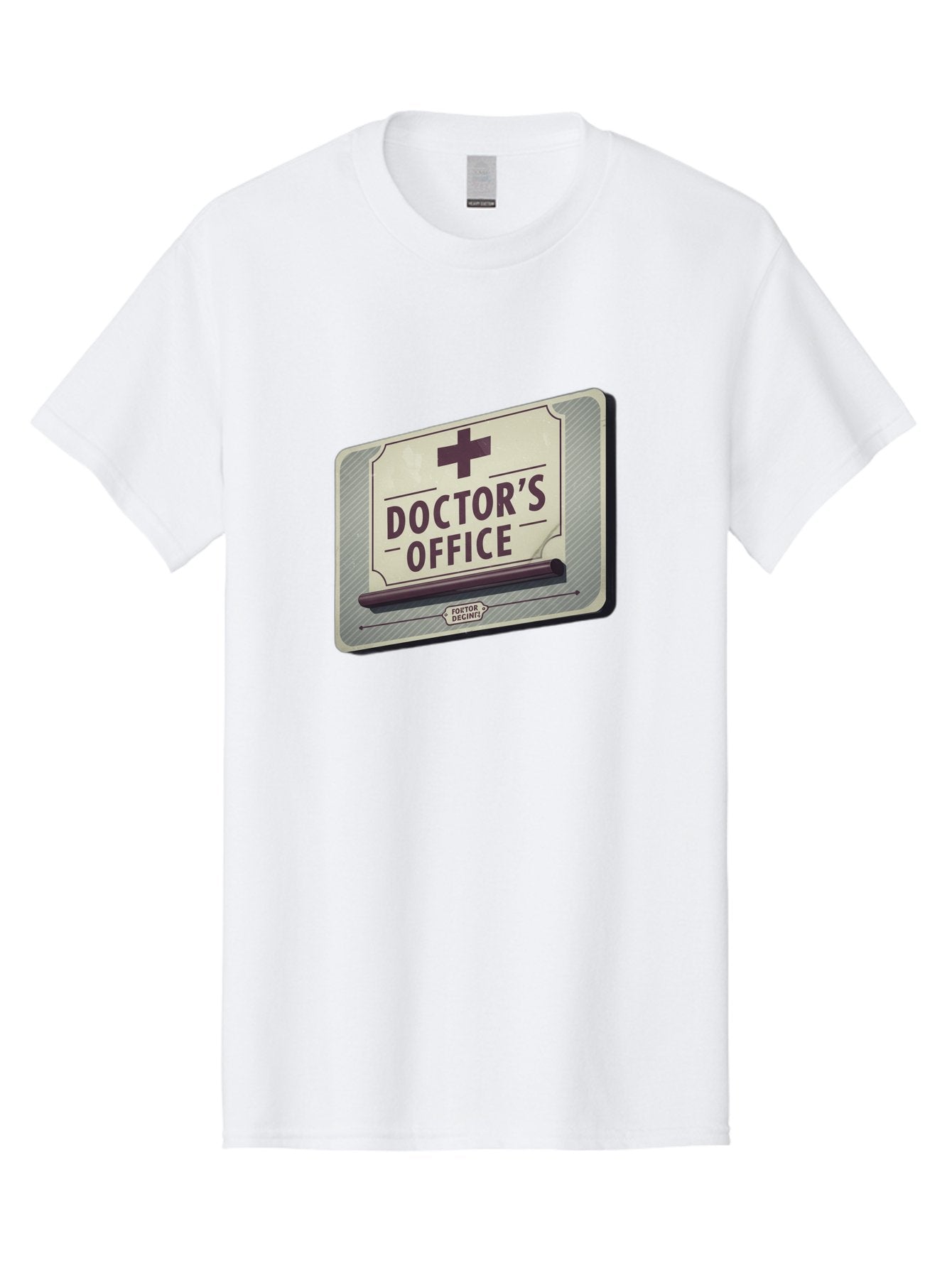 Doctor-S-Office-3 Men'S Graphic Tee, 100% Cotton, Comfortable Casual Summer Wear, Machine Washable, Doctor'S Office Sign, Medical Symbol, Medical Cross, Vintage Sign, Retro Style, Medical Signage, Healthcare Icon, Doctor'S Office, Tatort Deko Baa478 11