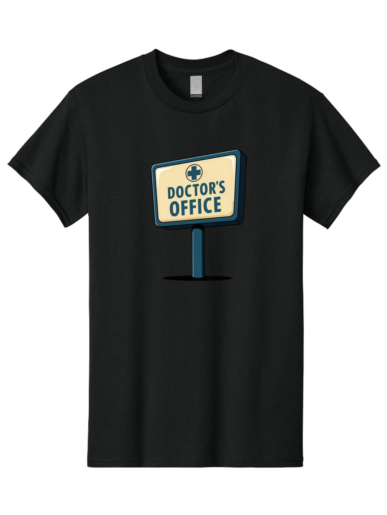 Doctor-S-Office-5 Men'S Graphic Tee, 100% Cotton, Comfortable Casual Summer Wear, Machine Washable, Doctor'S Office Sign, Medical Cross Symbol, Healthcare Facility, Medical Services, Doctor'S Office, Healthcare Provider Baa480 12