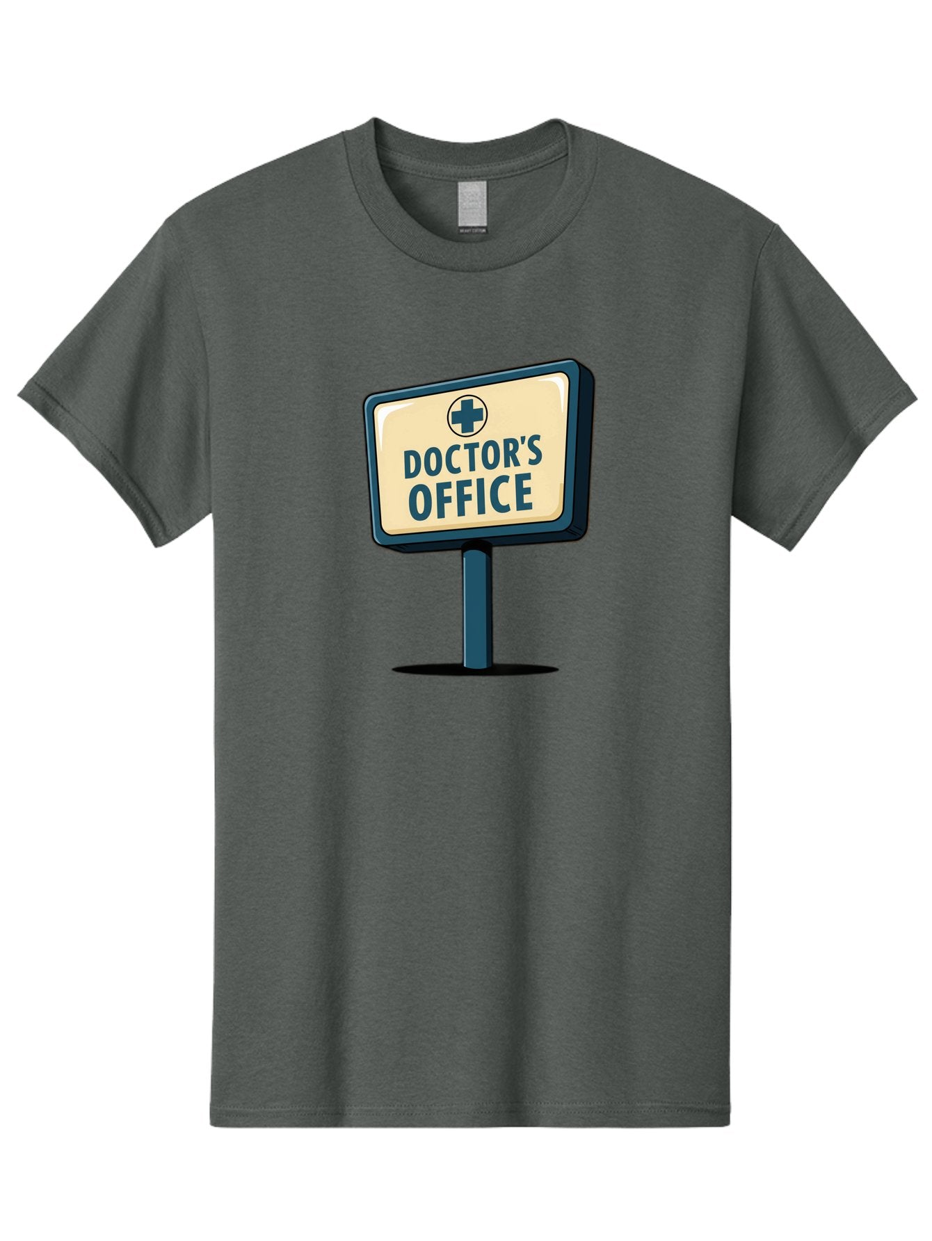 Doctor-S-Office-5 Men'S Graphic Tee, 100% Cotton, Comfortable Casual Summer Wear, Machine Washable, Doctor'S Office Sign, Medical Cross Symbol, Healthcare Facility, Medical Services, Doctor'S Office, Healthcare Provider Baa480 15