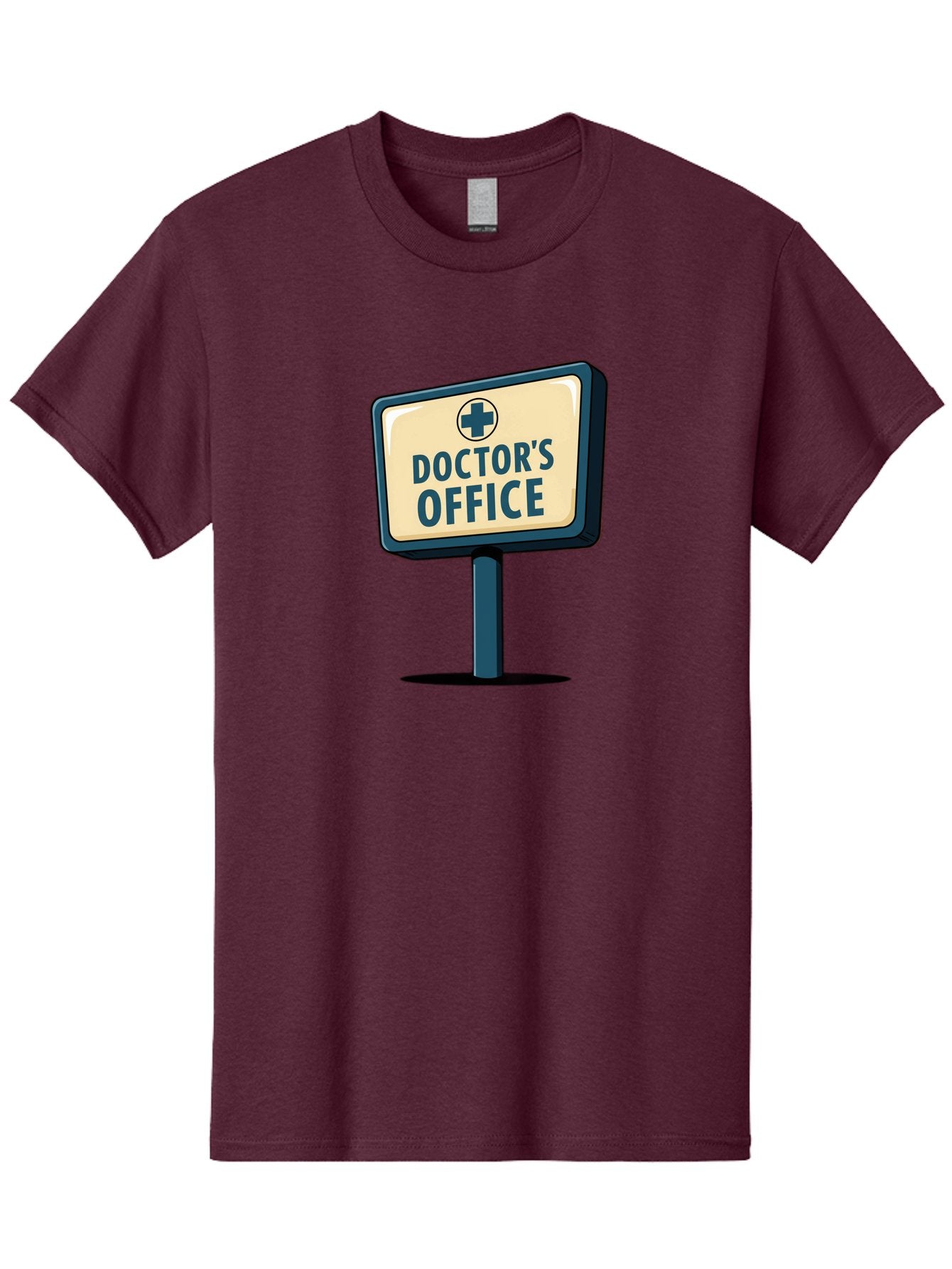 Doctor-S-Office-5 Men'S Graphic Tee, 100% Cotton, Comfortable Casual Summer Wear, Machine Washable, Doctor'S Office Sign, Medical Cross Symbol, Healthcare Facility, Medical Services, Doctor'S Office, Healthcare Provider Baa480 3