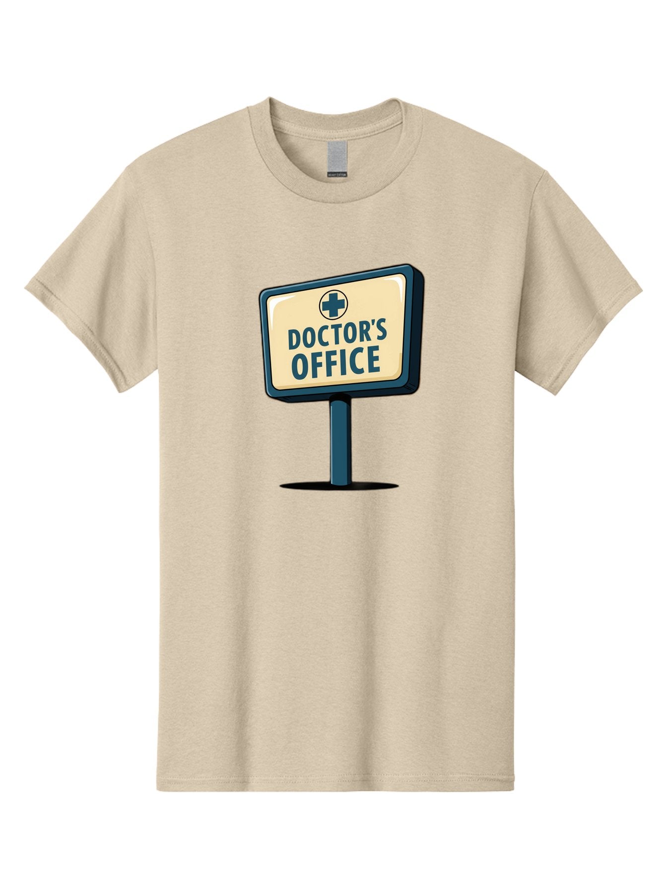 Doctor-S-Office-5 Men'S Graphic Tee, 100% Cotton, Comfortable Casual Summer Wear, Machine Washable, Doctor'S Office Sign, Medical Cross Symbol, Healthcare Facility, Medical Services, Doctor'S Office, Healthcare Provider Baa480 5