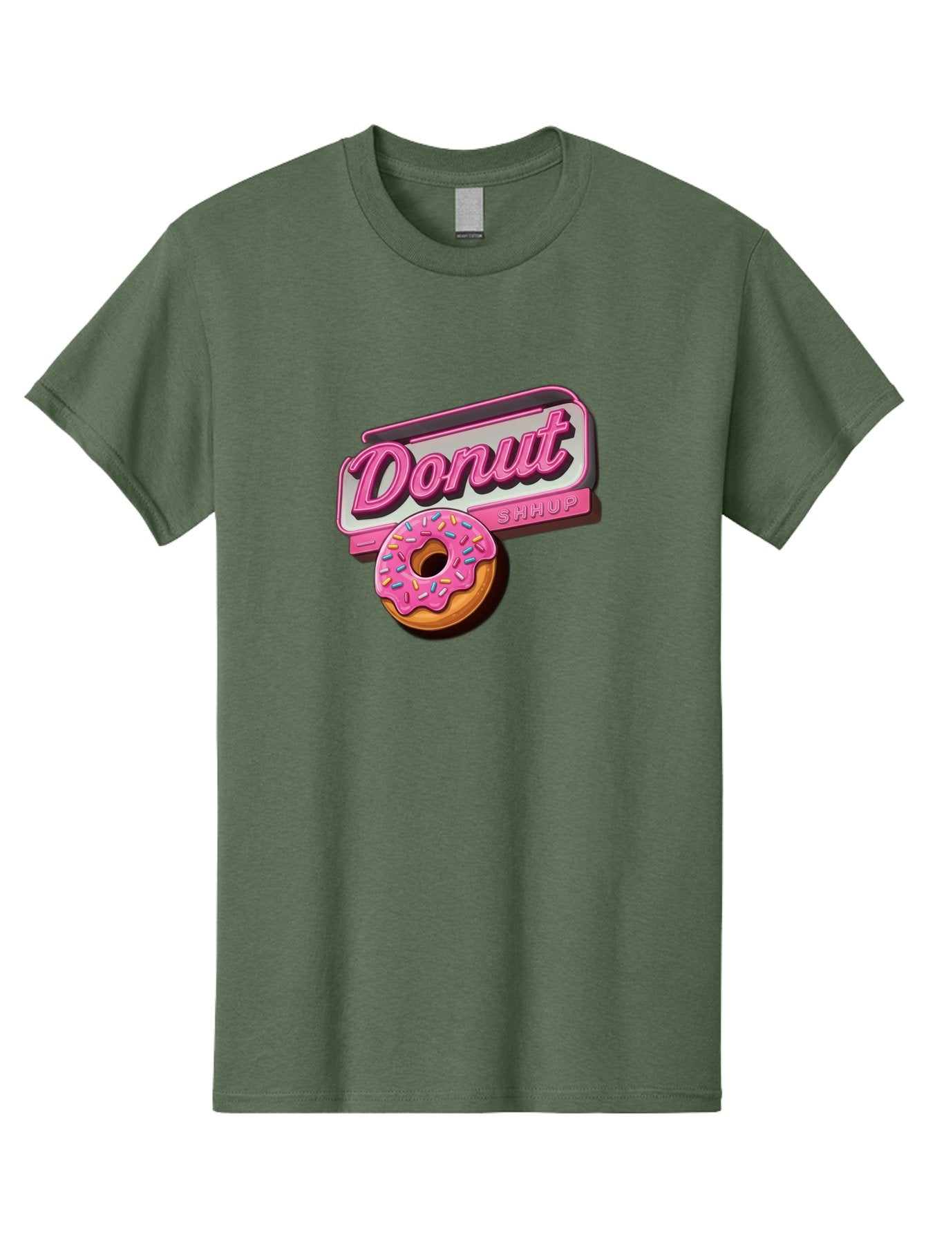 Donut-5 Men'S Graphic Tee, 100% Cotton, Comfortable Casual Summer Wear, Machine Washable, Donut With Pink Glaze And Sprinkles, Donut Shop Sign, Sweet Treats, Bakery, Dessert, Colorful, Pastel, Tasty, Donut Lover, Treat Yourself Baa499 14