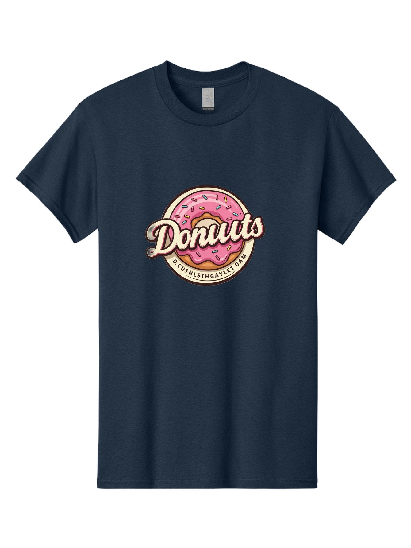 Donuts-2 Men'S Graphic Tee, 100% Cotton, Comfortable Casual Summer Wear, Machine Washable, Pink Frosted Donut, Sprinkles, Sweet Treats, Dessert, Baked Goods, Tasty Pastry, Colorful, Donuts, Whimsical Design, Playful Typography, Fun Food Baa520 11