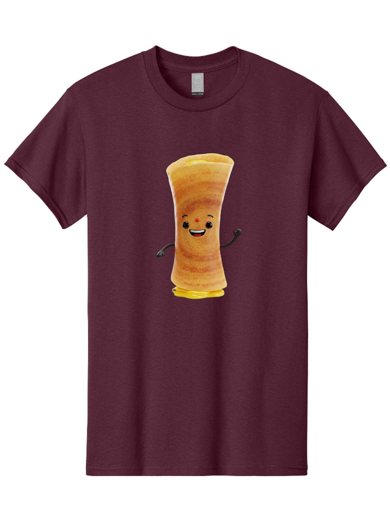 Dosa-Baby Men'S Graphic Tee, 100% Cotton, Comfortable Casual Summer Wear, Machine Washable, Indian Dessert, Jalebi Character, Cartoon Jalebi, Indian Sweet, Orange Treat, Smiling Jalebi, Crispy Dessert, Festive Food, Sweet Delight, Happy Food Baa537 7