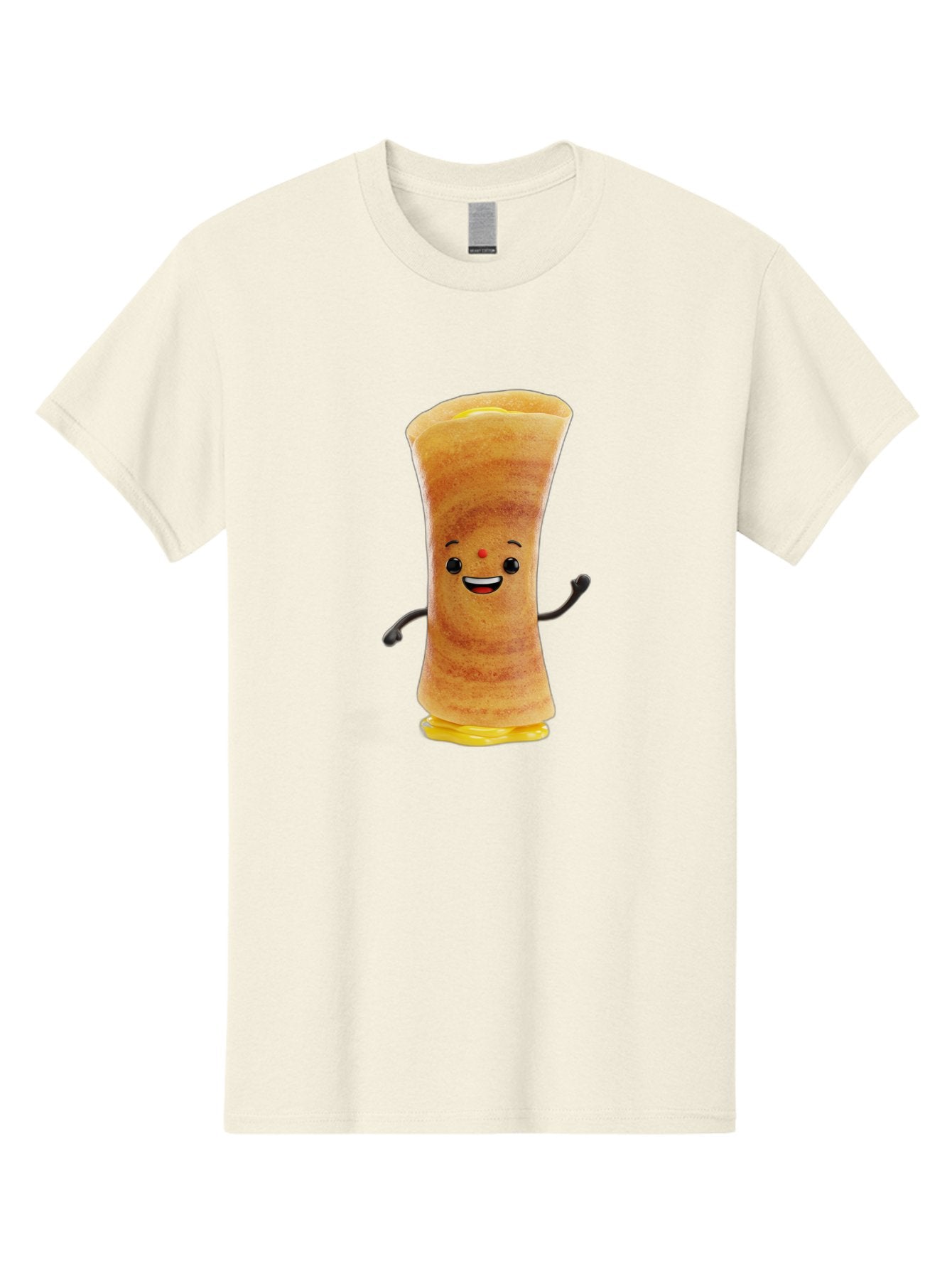 Dosa-Baby Men'S Graphic Tee, 100% Cotton, Comfortable Casual Summer Wear, Machine Washable, Indian Dessert, Jalebi Character, Cartoon Jalebi, Indian Sweet, Orange Treat, Smiling Jalebi, Crispy Dessert, Festive Food, Sweet Delight, Happy Food Baa537 4