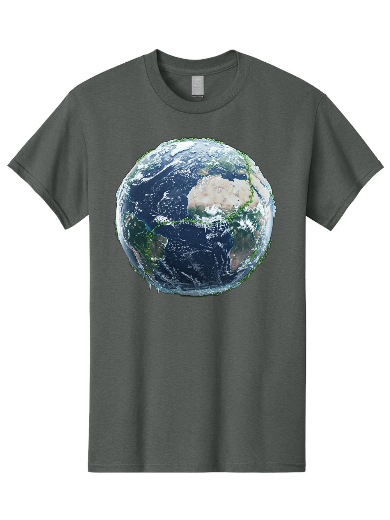 Earth-Globe-4 Men'S Graphic Tee, 100% Cotton, Comfortable Casual Summer Wear, Machine Washable, Globe Showing North America, Earth From Space, Global View, Planet Earth, International Map, World Geography, Satellite Imagery Baa579 13