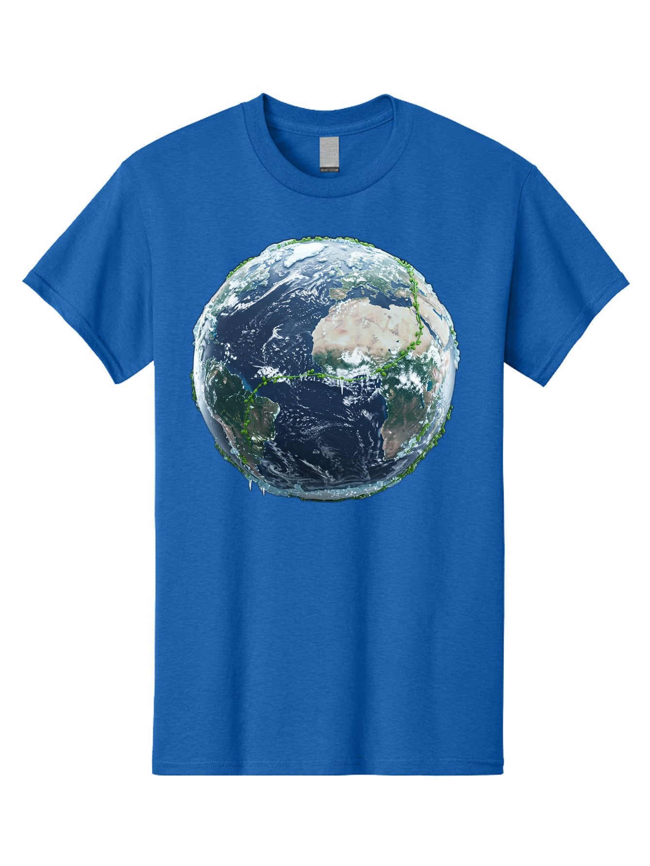 Earth-Globe-4 Men'S Graphic Tee, 100% Cotton, Comfortable Casual Summer Wear, Machine Washable, Globe Showing North America, Earth From Space, Global View, Planet Earth, International Map, World Geography, Satellite Imagery Baa579 11