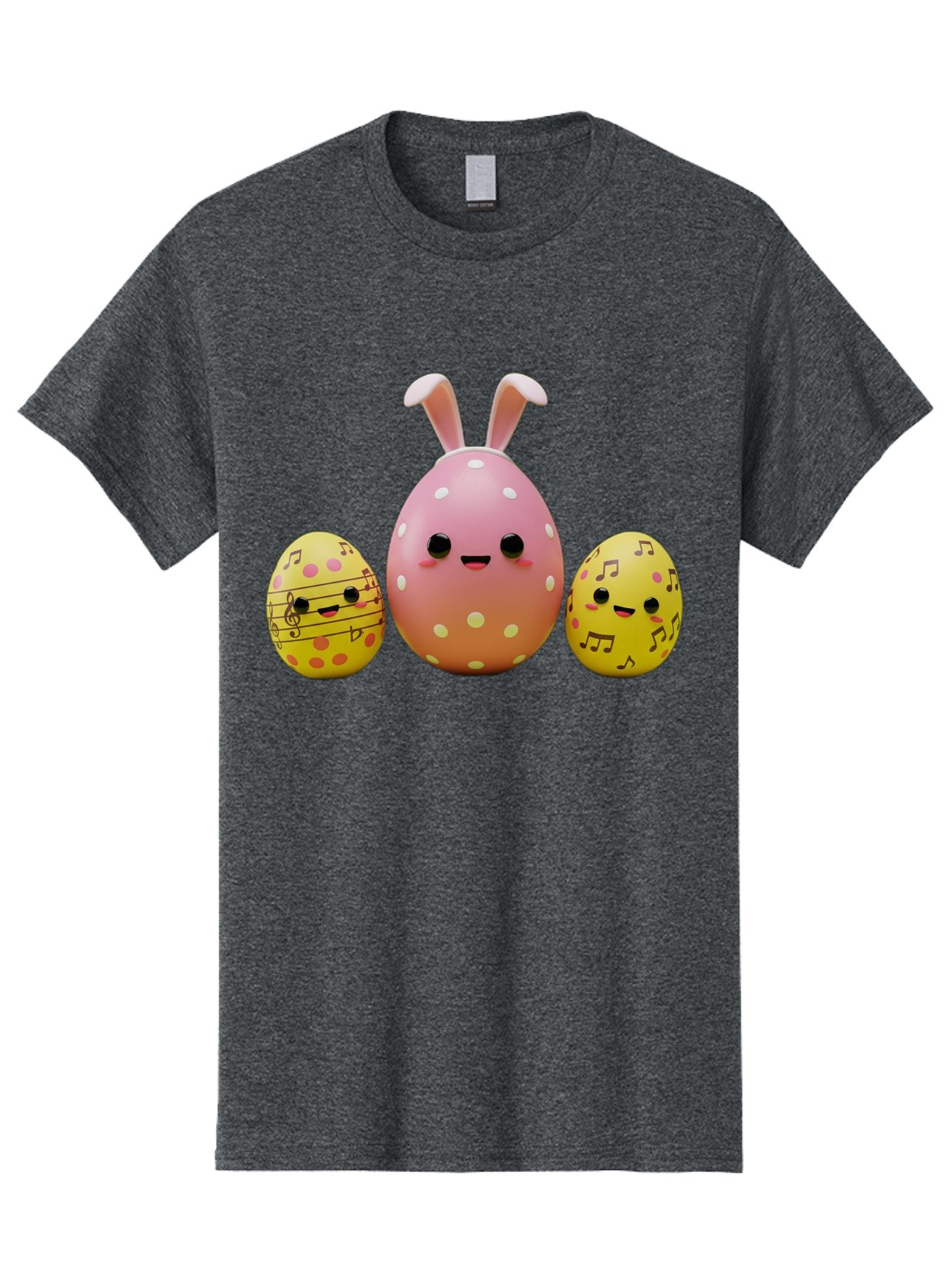 Easter-Eggs-7 Men'S Graphic Tee, 100% Cotton, Comfortable Casual Summer Wear, Machine Washable, Easter Eggs, Cartoon Characters, Funny Faces, Musical Notes, Pastel Colors, Easter Theme, Holiday Decorations, Cute Eggs, Bunny Ears, Smiley Faces, Baa612 4