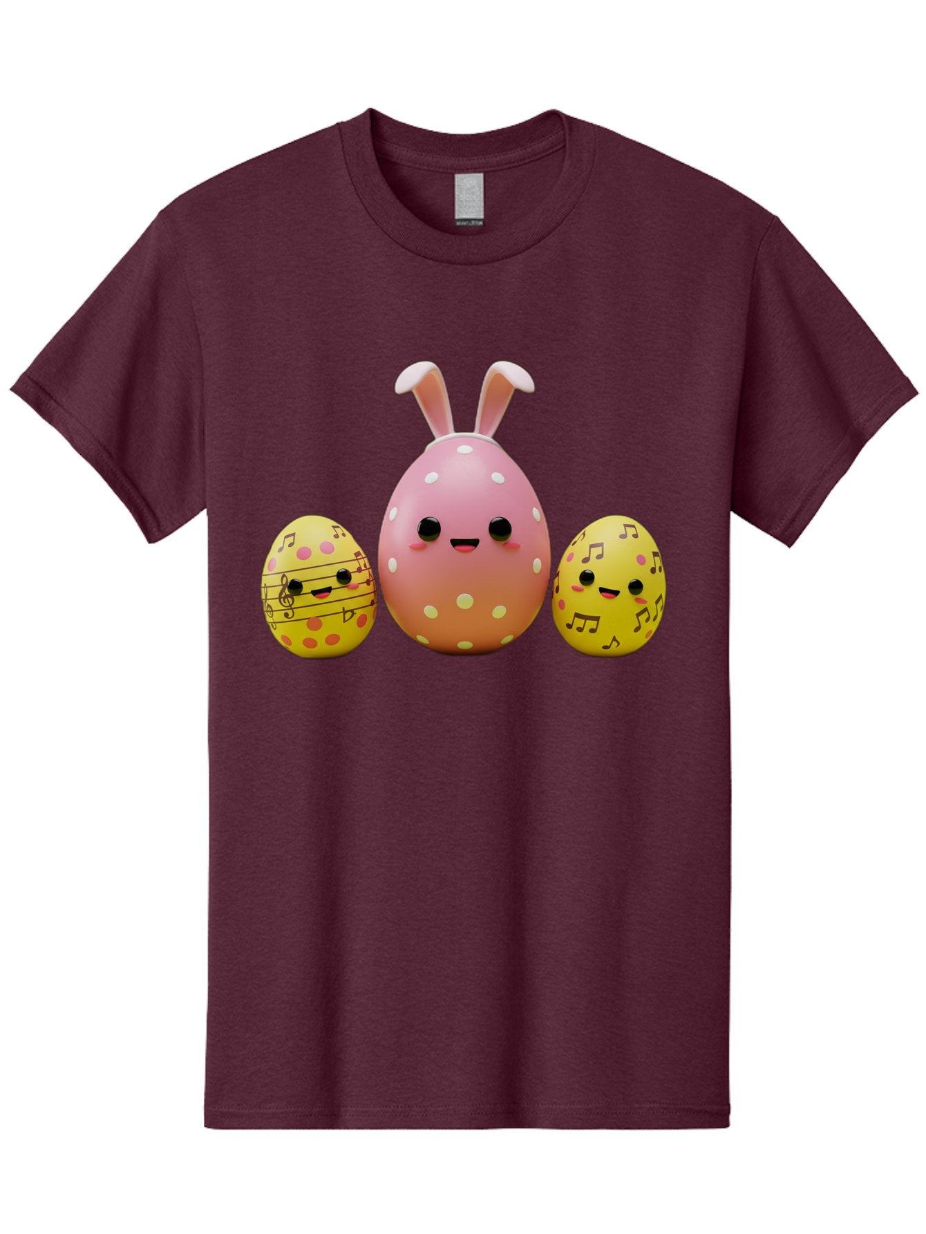 Easter-Eggs-7 Men'S Graphic Tee, 100% Cotton, Comfortable Casual Summer Wear, Machine Washable, Easter Eggs, Cartoon Characters, Funny Faces, Musical Notes, Pastel Colors, Easter Theme, Holiday Decorations, Cute Eggs, Bunny Ears, Smiley Faces, Baa612 5