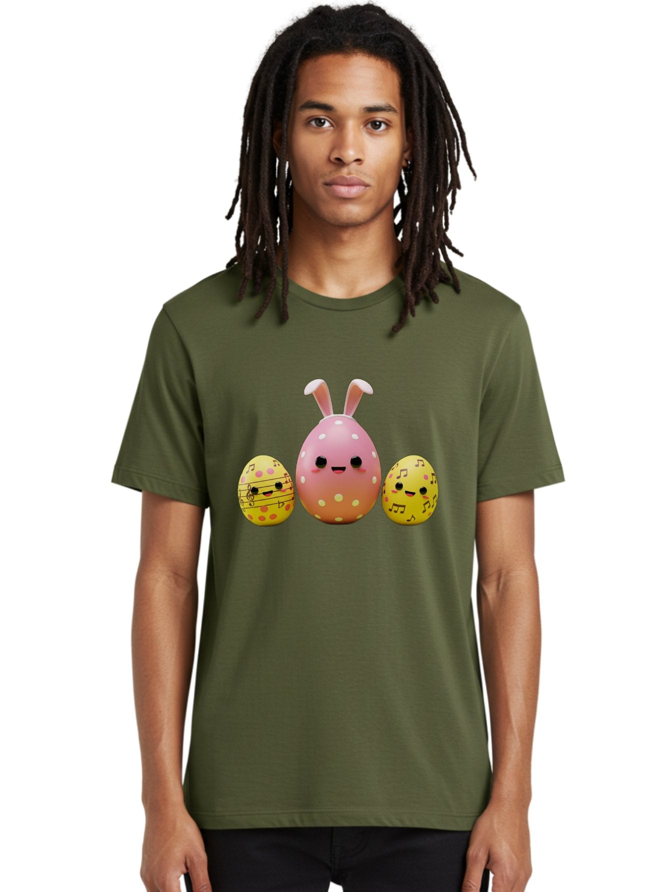 Easter-Eggs-7 Men'S Graphic Tee, 100% Cotton, Comfortable Casual Summer Wear, Machine Washable, Easter Eggs, Cartoon Characters, Funny Faces, Musical Notes, Pastel Colors, Easter Theme, Holiday Decorations, Cute Eggs, Bunny Ears, Smiley Faces, Baa612 19