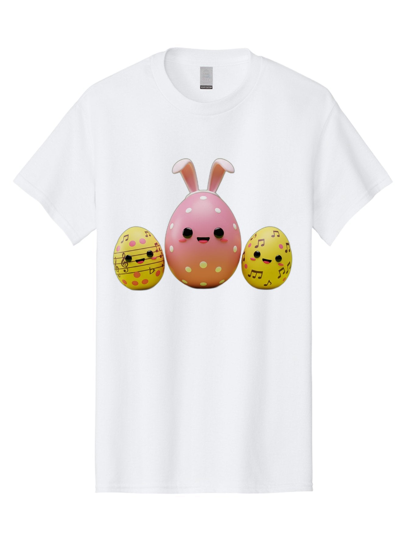 Easter-Eggs-7 Men'S Graphic Tee, 100% Cotton, Comfortable Casual Summer Wear, Machine Washable, Easter Eggs, Cartoon Characters, Funny Faces, Musical Notes, Pastel Colors, Easter Theme, Holiday Decorations, Cute Eggs, Bunny Ears, Smiley Faces, Baa612 11