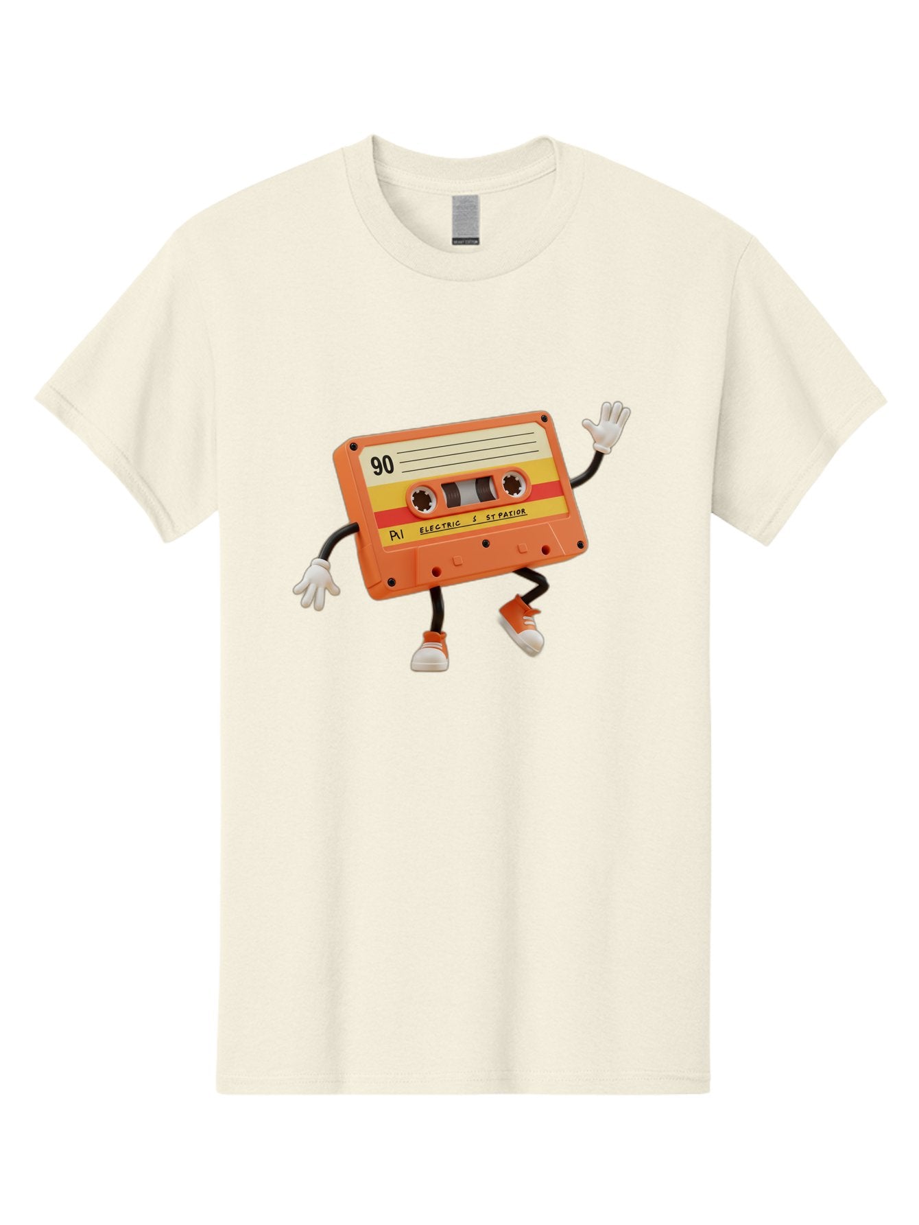 Electric-Eytopia-90 Men'S Graphic Tee, 100% Cotton, Comfortable Casual Summer Wear, Machine Washable, Retro Cassette Tape, Vintage Music, Nostalgic Charm, 90S Music, Cassette Culture, Music Nostalgia, Retro Vibe, Electric Ex-Patio Baa642 11