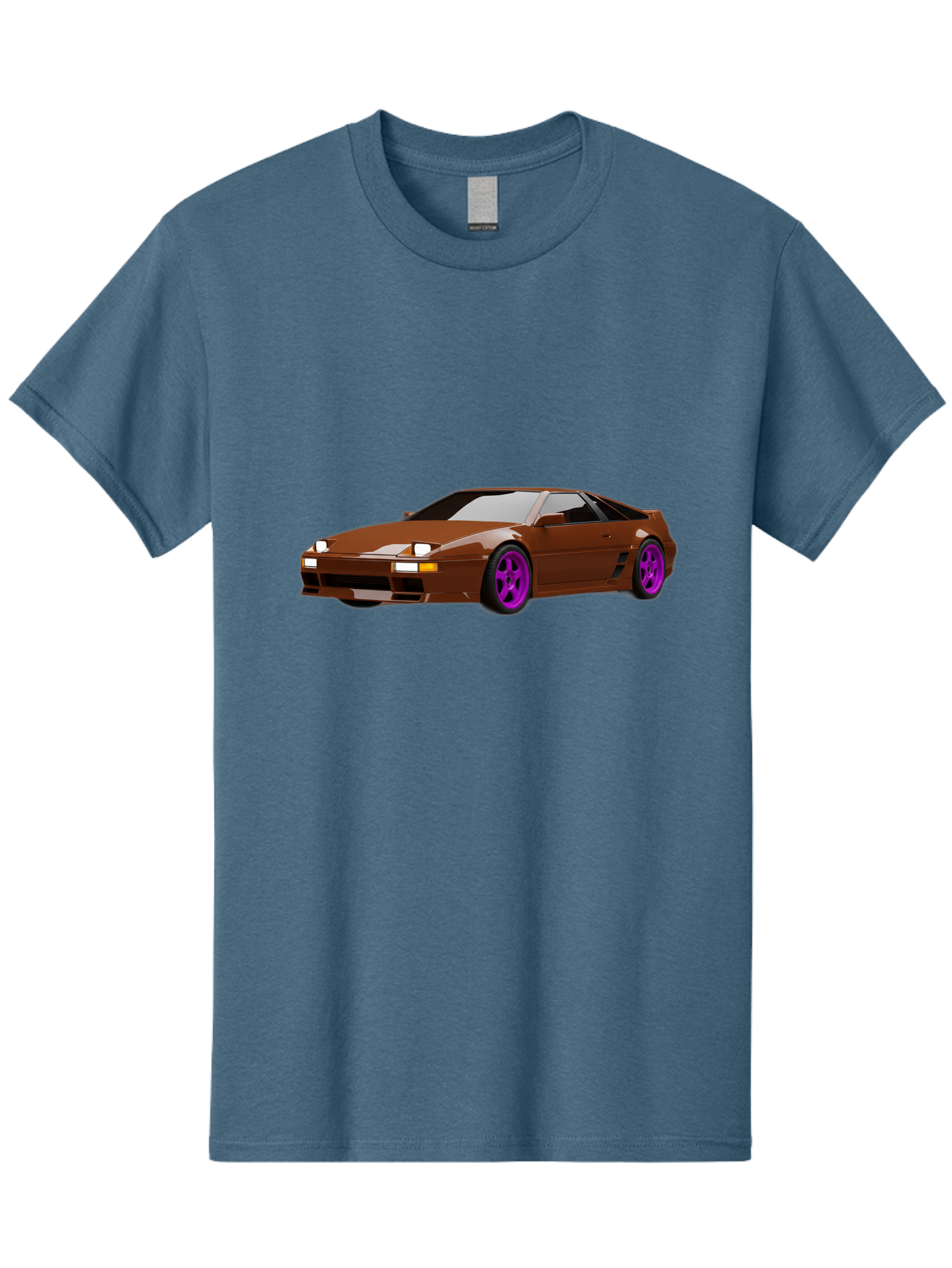 Ferrari-288-Gto-1 Men'S Graphic Tee, 100% Cotton, Comfortable Casual Summer Wear, Machine Washable, Ferrari 288 Gto, Sports Car, Luxury Vehicle, Sleek Design, Brown Finish, Purple Rims, High-Performance, Italian Supercar, Exotic Car Baa669 15