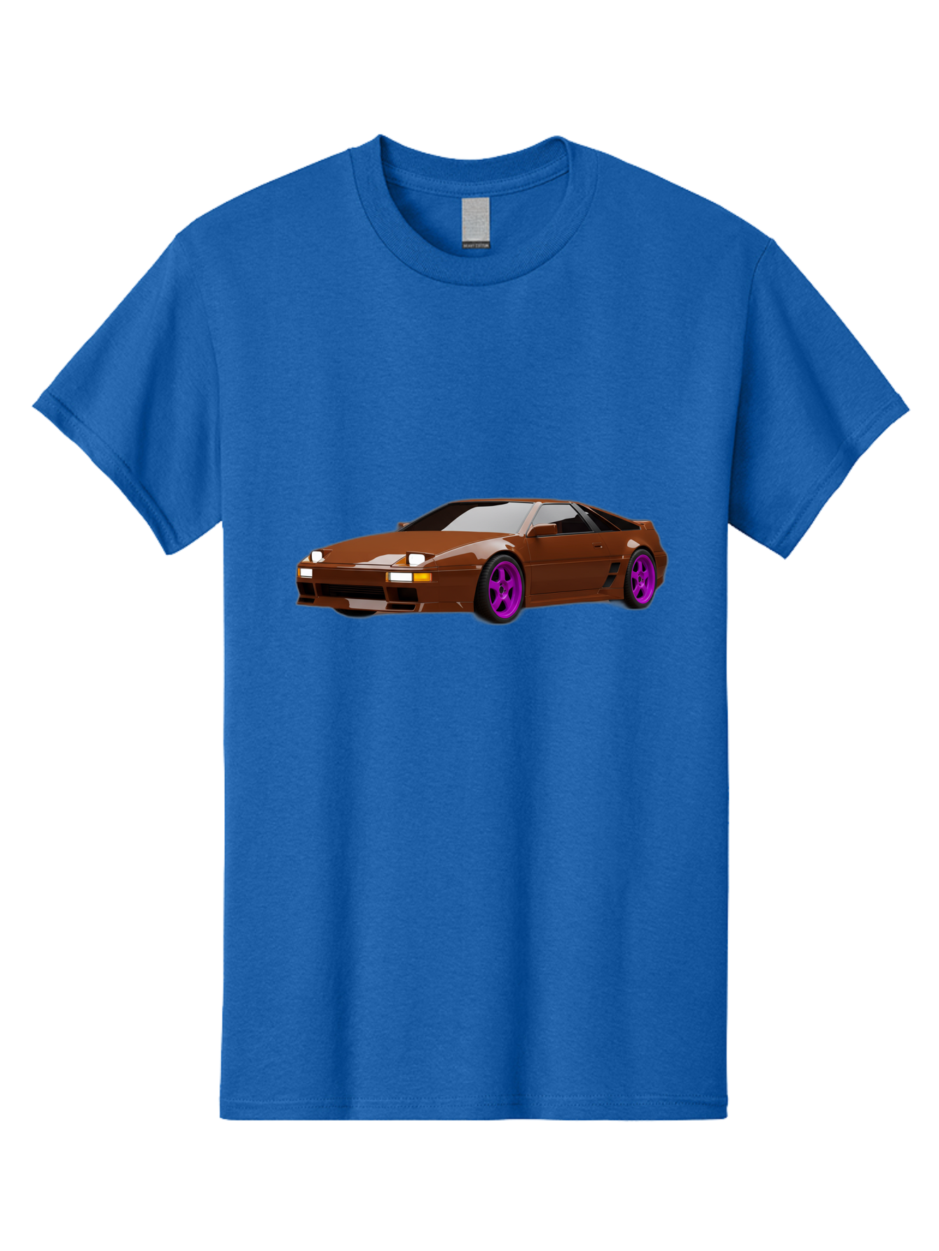 Ferrari-288-Gto-1 Men'S Graphic Tee, 100% Cotton, Comfortable Casual Summer Wear, Machine Washable, Ferrari 288 Gto, Sports Car, Luxury Vehicle, Sleek Design, Brown Finish, Purple Rims, High-Performance, Italian Supercar, Exotic Car Baa669 7