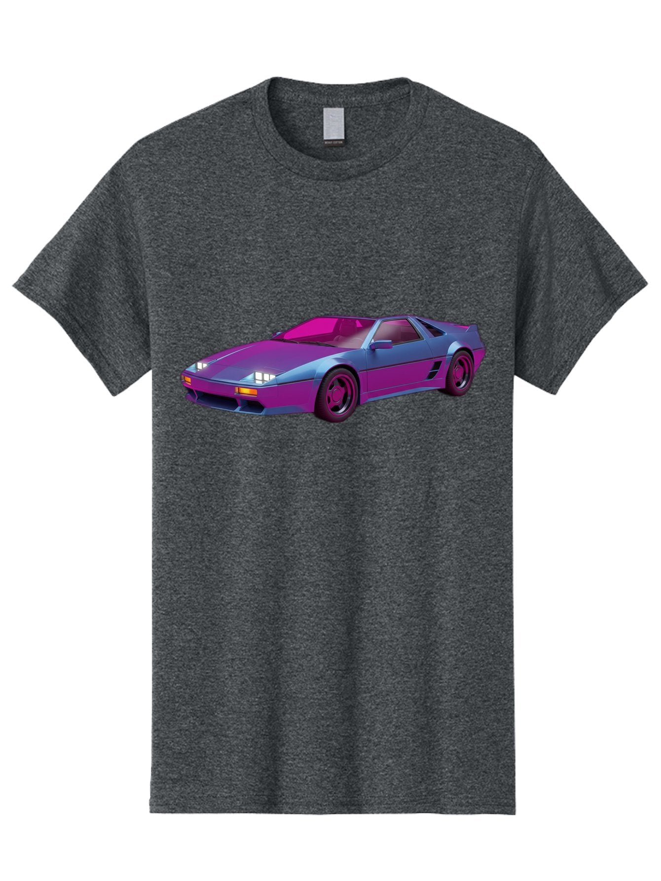Ferrari-288-Gto Men'S Graphic Tee, 100% Cotton, Comfortable Casual Summer Wear, Machine Washable, Ferrari 288 Gto, Sports Car, Sleek Design, Vibrant Colors, Purple And Pink Gradient, Luxury Vehicle, High-Performance Car, Classic Ferrari Model, Baa670