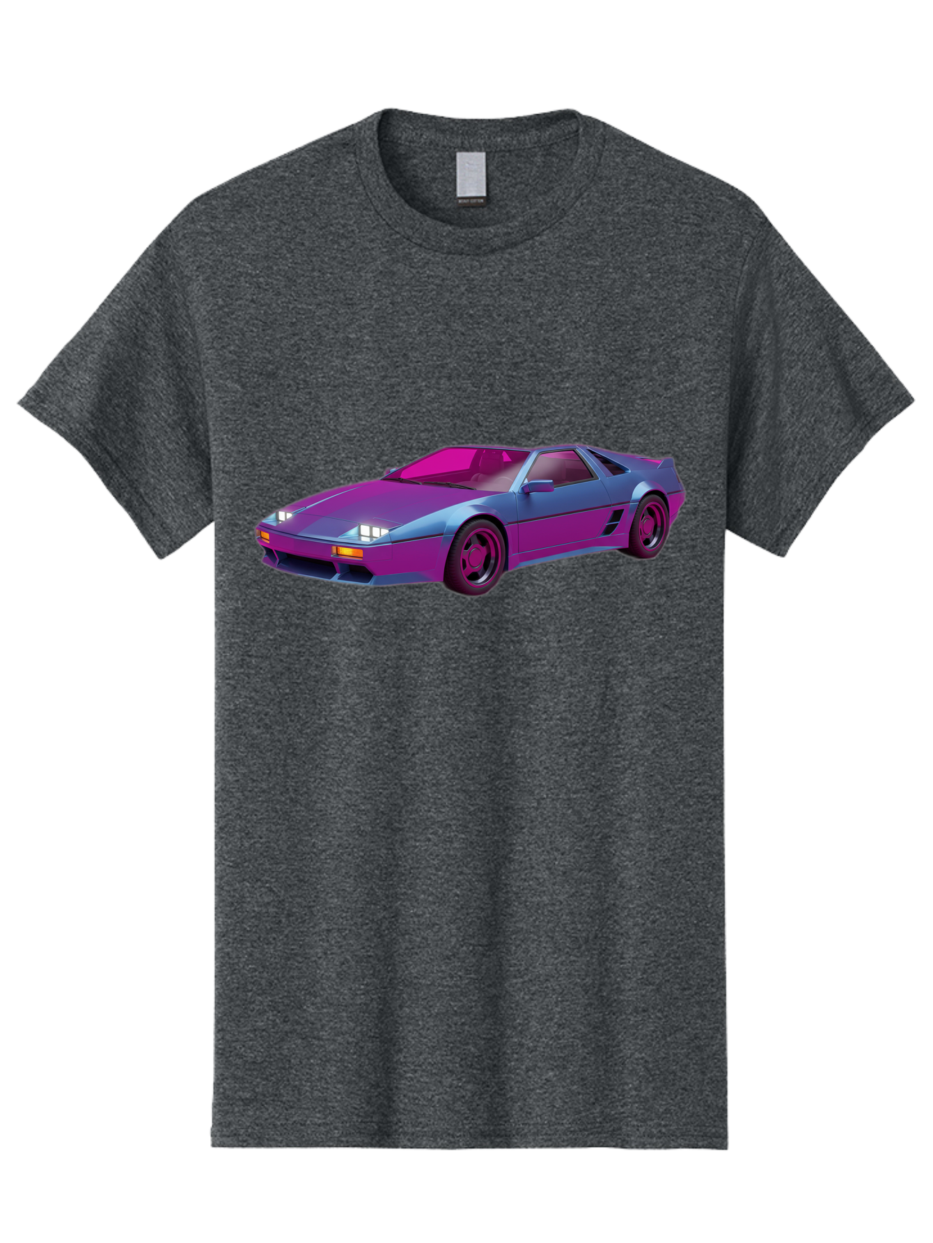 Ferrari-288-Gto Men'S Graphic Tee, 100% Cotton, Comfortable Casual Summer Wear, Machine Washable, Ferrari 288 Gto, Sports Car, Sleek Design, Vibrant Colors, Purple And Pink Gradient, Luxury Vehicle, High-Performance Car, Classic Ferrari Model, Baa670 21