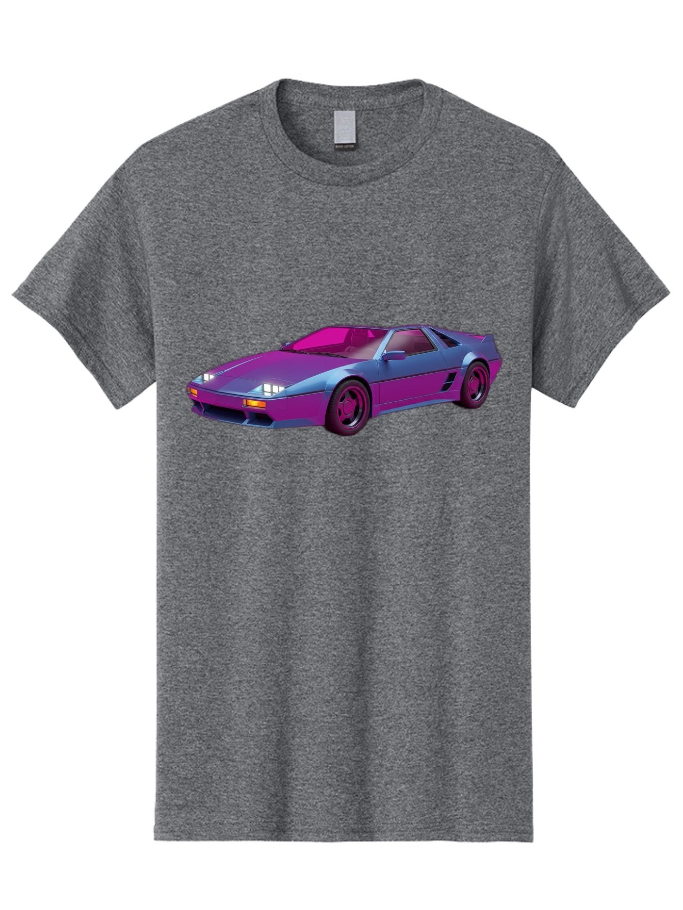 Ferrari-288-Gto Men'S Graphic Tee, 100% Cotton, Comfortable Casual Summer Wear, Machine Washable, Ferrari 288 Gto, Sports Car, Sleek Design, Vibrant Colors, Purple And Pink Gradient, Luxury Vehicle, High-Performance Car, Classic Ferrari Model, Baa670 12