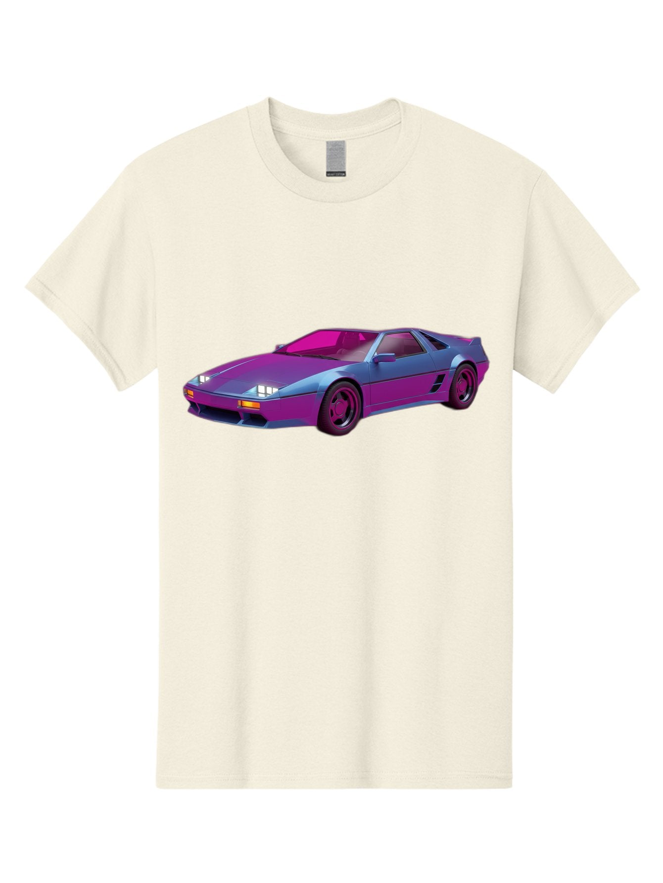 Ferrari-288-Gto Men'S Graphic Tee, 100% Cotton, Comfortable Casual Summer Wear, Machine Washable, Ferrari 288 Gto, Sports Car, Sleek Design, Vibrant Colors, Purple And Pink Gradient, Luxury Vehicle, High-Performance Car, Classic Ferrari Model, Baa670 10