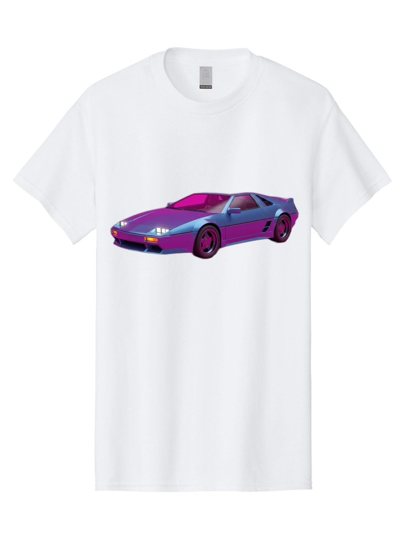 Ferrari-288-Gto Men'S Graphic Tee, 100% Cotton, Comfortable Casual Summer Wear, Machine Washable, Ferrari 288 Gto, Sports Car, Sleek Design, Vibrant Colors, Purple And Pink Gradient, Luxury Vehicle, High-Performance Car, Classic Ferrari Model, Baa670 14