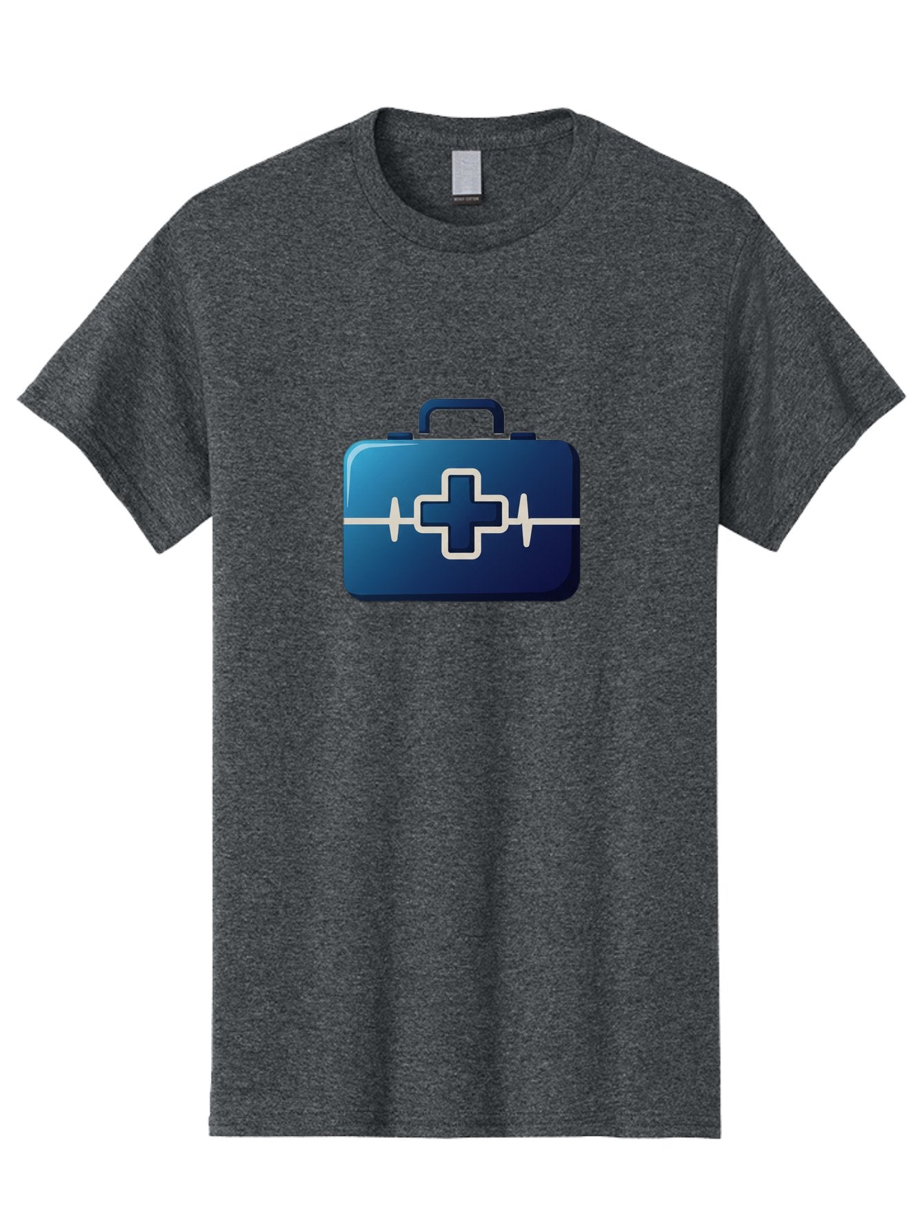 First-Aid-Kit-12 Men'S Graphic Tee, 100% Cotton, Comfortable Casual Summer Wear, Machine Washable, First Aid Kit, Medical Cross, Health Care, Emergency Kit, Medical Supplies, Health Symbol, Medical Aid, Heartbeat Baa675 13