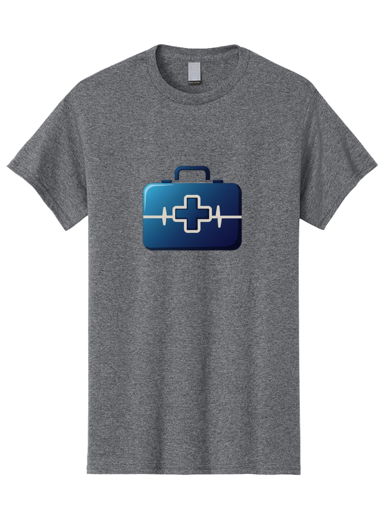 First-Aid-Kit-12 Men'S Graphic Tee, 100% Cotton, Comfortable Casual Summer Wear, Machine Washable, First Aid Kit, Medical Cross, Health Care, Emergency Kit, Medical Supplies, Health Symbol, Medical Aid, Heartbeat Baa675 10