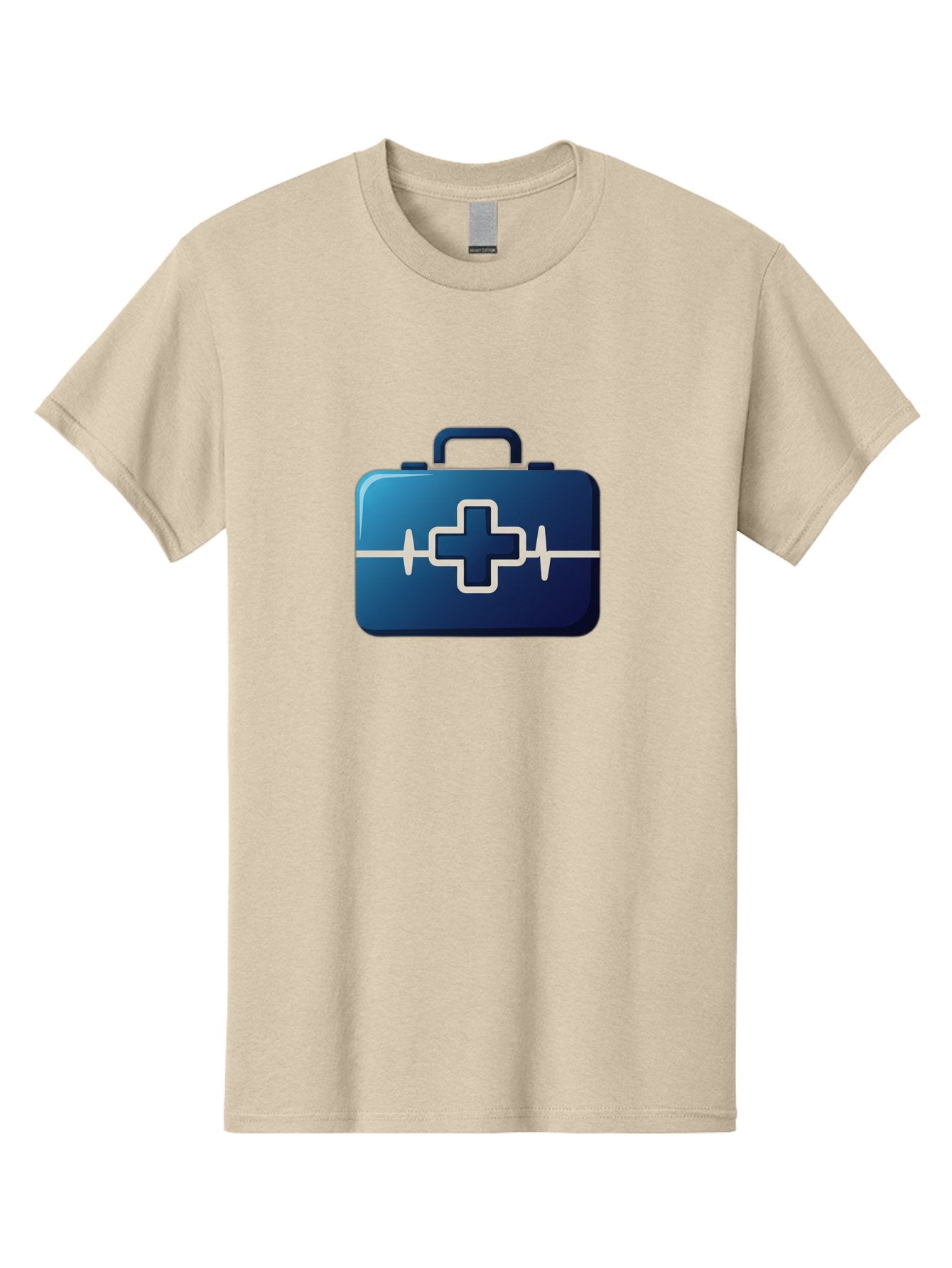 First-Aid-Kit-12 Men'S Graphic Tee, 100% Cotton, Comfortable Casual Summer Wear, Machine Washable, First Aid Kit, Medical Cross, Health Care, Emergency Kit, Medical Supplies, Health Symbol, Medical Aid, Heartbeat Baa675 6