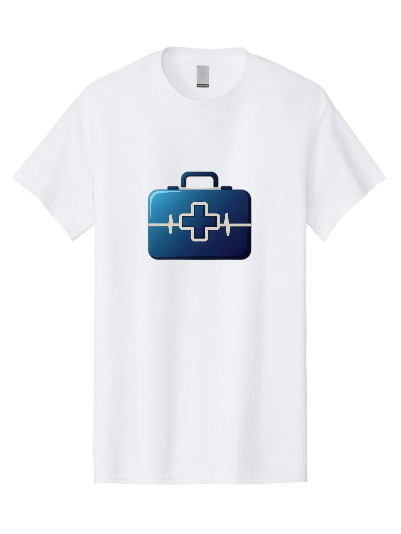 First-Aid-Kit-12 Men'S Graphic Tee, 100% Cotton, Comfortable Casual Summer Wear, Machine Washable, First Aid Kit, Medical Cross, Health Care, Emergency Kit, Medical Supplies, Health Symbol, Medical Aid, Heartbeat Baa675 9
