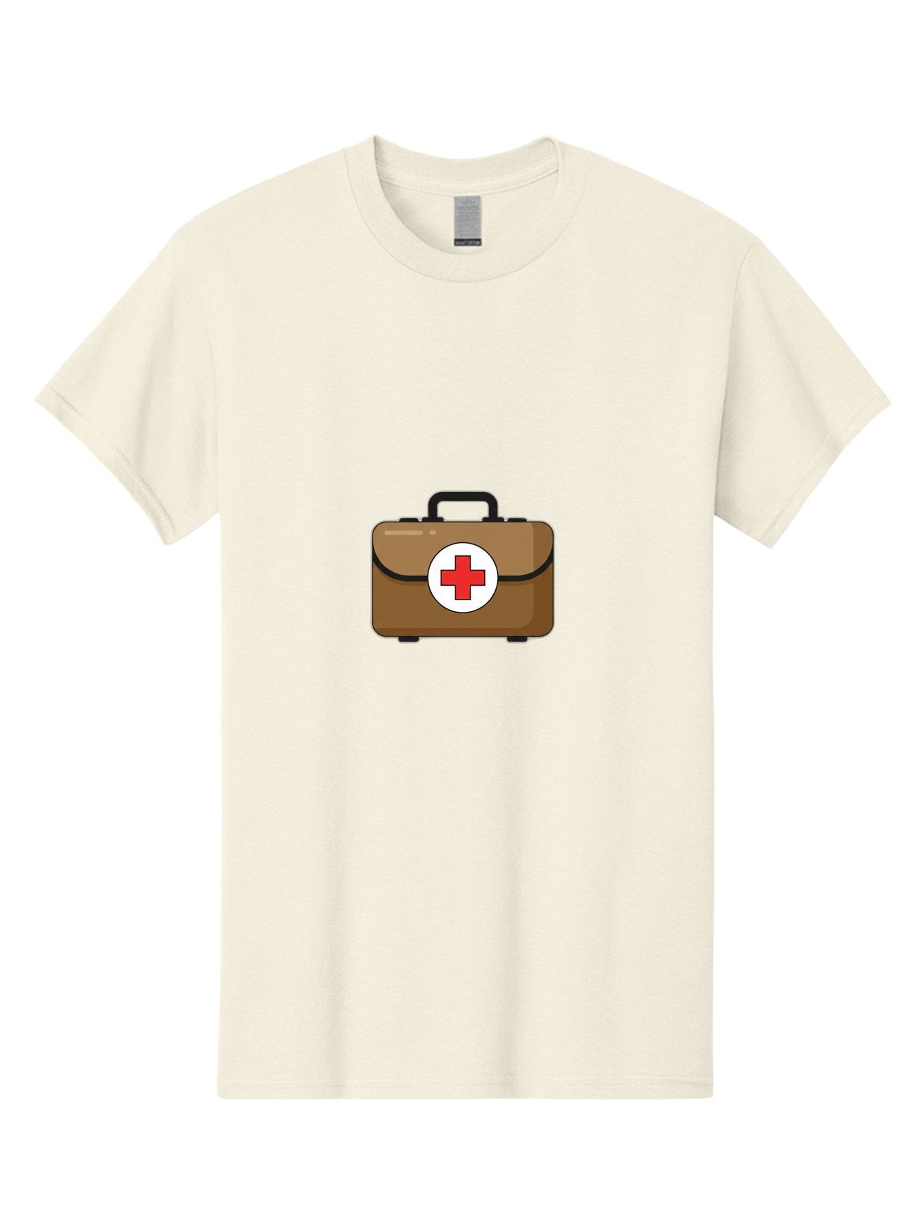 First-Aid-Kit-2 Men'S Graphic Tee, 100% Cotton, Comfortable Casual Summer Wear, Machine Washable, Brown First Aid Kit, Red Cross Symbol, Medical Supplies, Emergency Preparedness, Health And Wellness, Medical Care Baa676 10