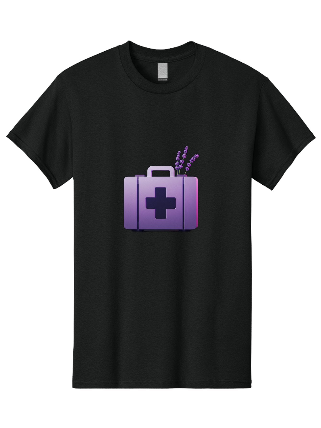 First-Aid-Kit-4 Men'S Graphic Tee, 100% Cotton, Comfortable Casual Summer Wear, Machine Washable, First Aid Kit, Medical Cross, Lavender Flowers, Natural Remedies, Health And Wellness, Alternative Medicine, Calming Effects, Herbal Therapy Baa678 6