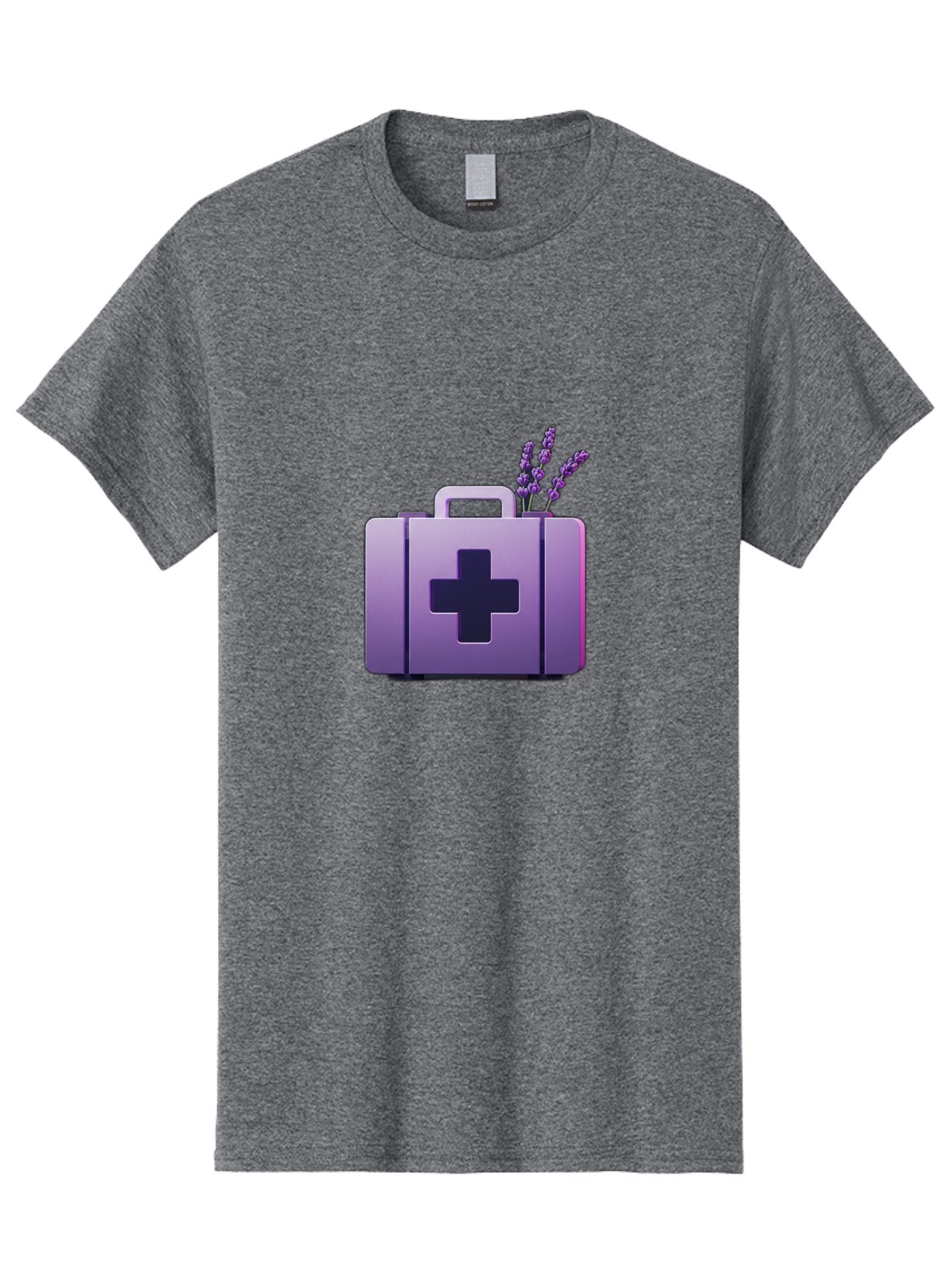 First-Aid-Kit-4 Men'S Graphic Tee, 100% Cotton, Comfortable Casual Summer Wear, Machine Washable, First Aid Kit, Medical Cross, Lavender Flowers, Natural Remedies, Health And Wellness, Alternative Medicine, Calming Effects, Herbal Therapy Baa678 14