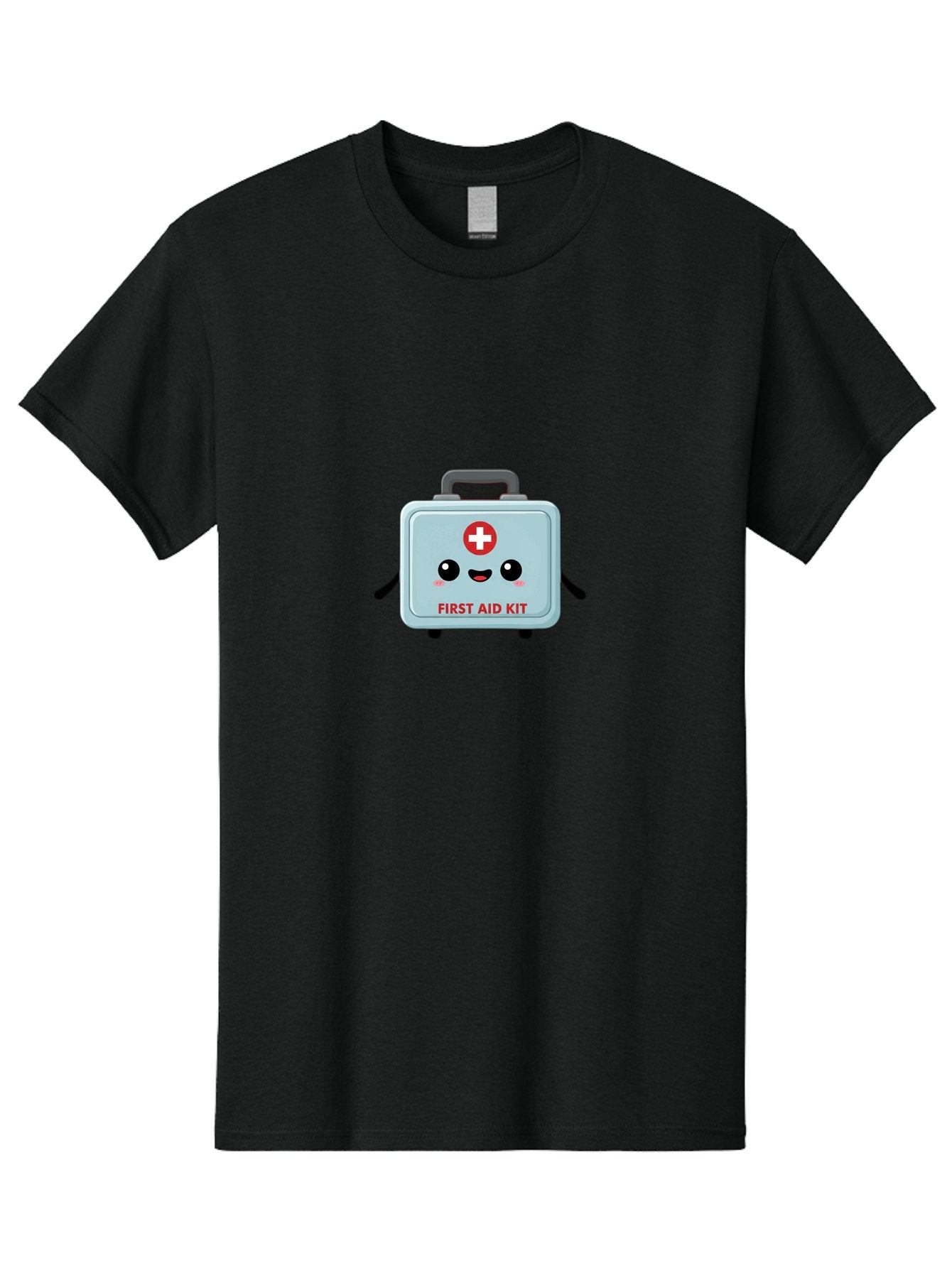First-Aid-Kit Men'S Graphic Tee, 100% Cotton, Comfortable Casual Summer Wear, Machine Washable, Cartoon First Aid Kit, Cute Character Design, Red Cross Symbol, Medical Kit, Emergency Response, Health And Safety, First Aid Supplies, Baa685 10