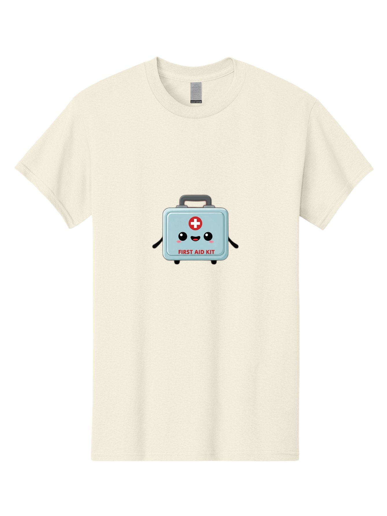 First-Aid-Kit Men'S Graphic Tee, 100% Cotton, Comfortable Casual Summer Wear, Machine Washable, Cartoon First Aid Kit, Cute Character Design, Red Cross Symbol, Medical Kit, Emergency Response, Health And Safety, First Aid Supplies, Baa685 15