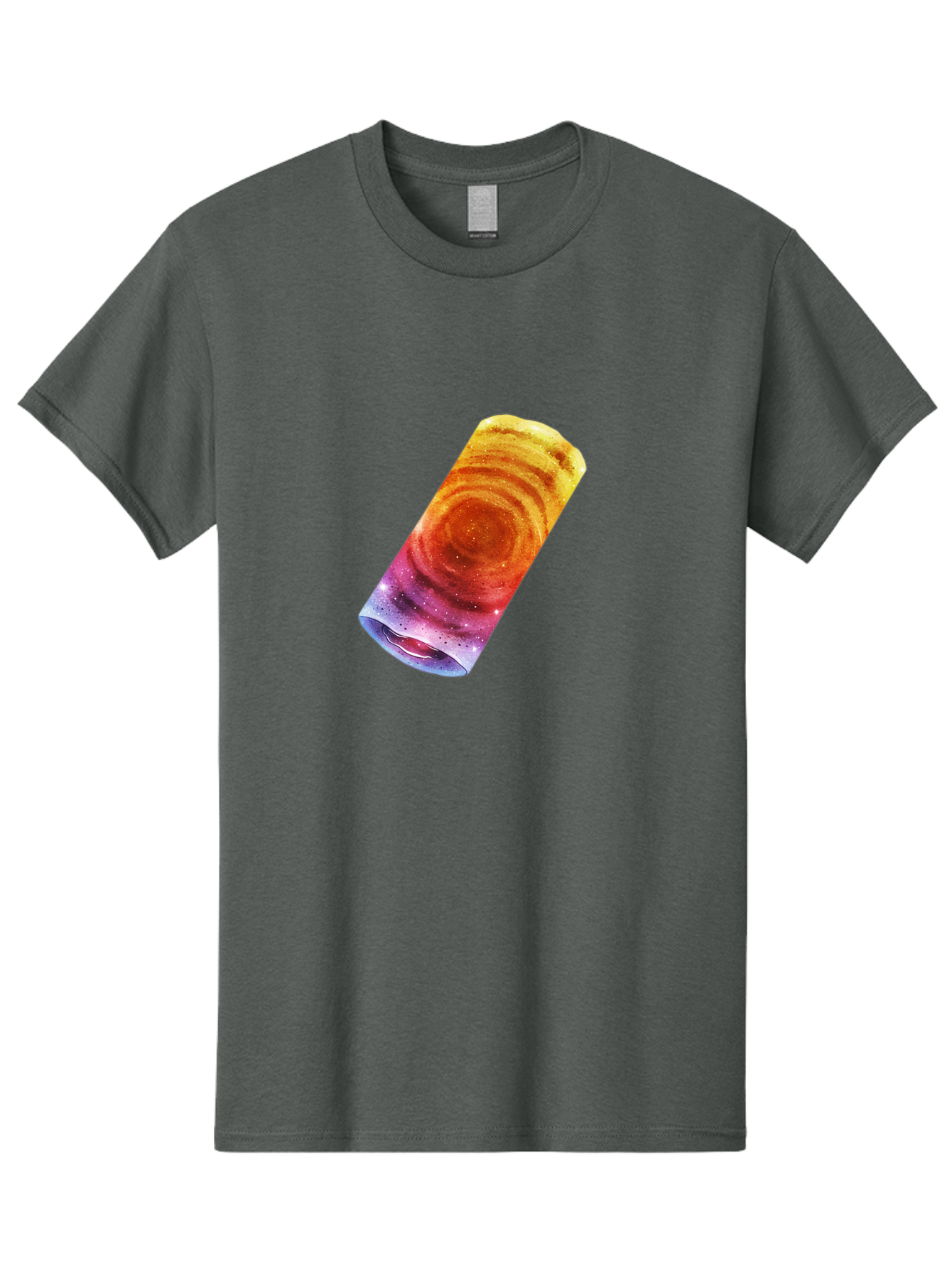 Galaxy-Dosa Men'S Graphic Tee, 100% Cotton, Comfortable Casual Summer Wear, Machine Washable, Cinnamon Swirl Pastry, Sweet Treat, Baked Goods, Delicious Dessert, Swirly Design, Orange And Purple Hues, Sweet Aroma, Tasty Pastry Baa706 13